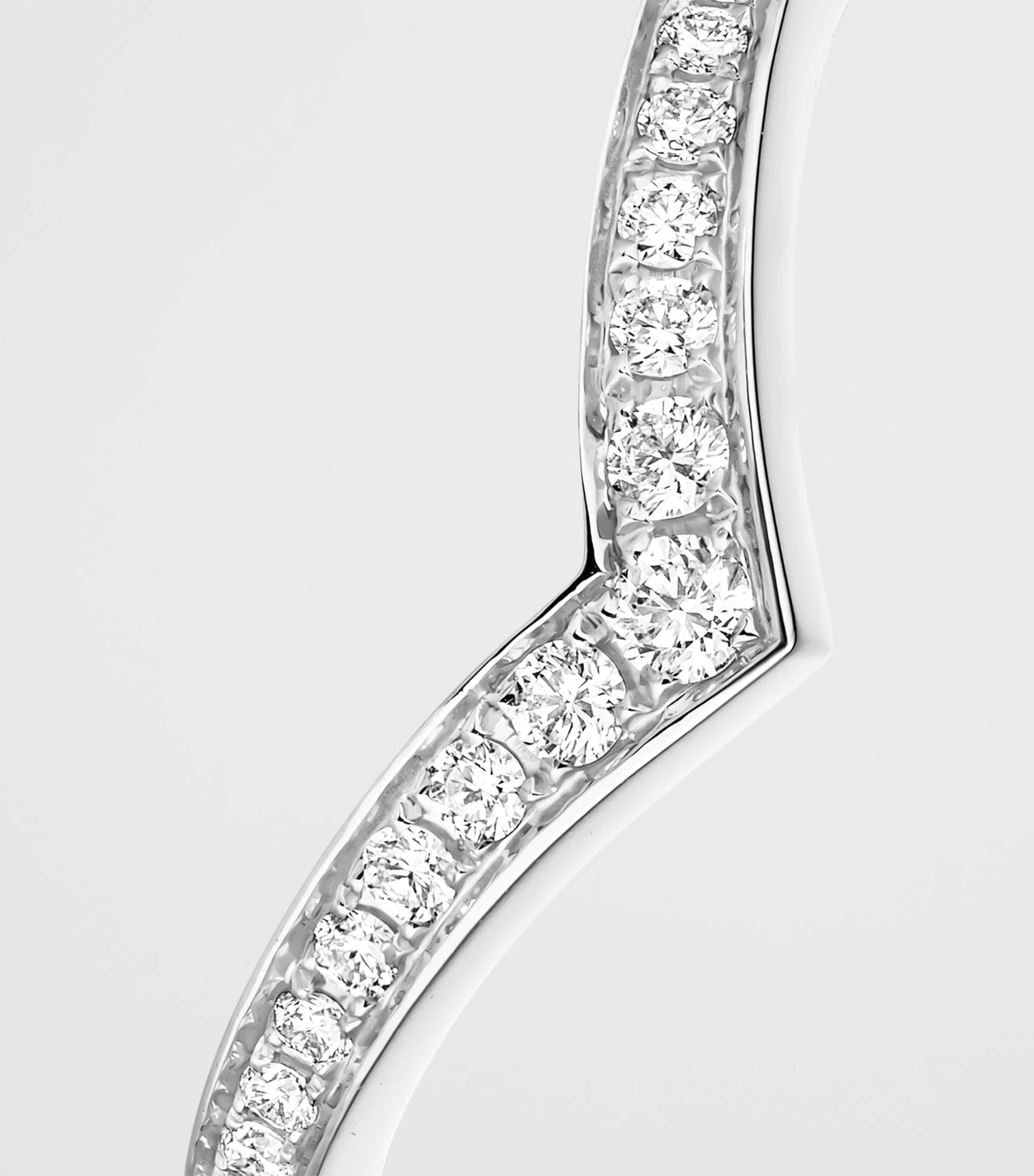 Messika Fiery White Gold and Pavé Diamond Wedding Ring White Gold Image 3