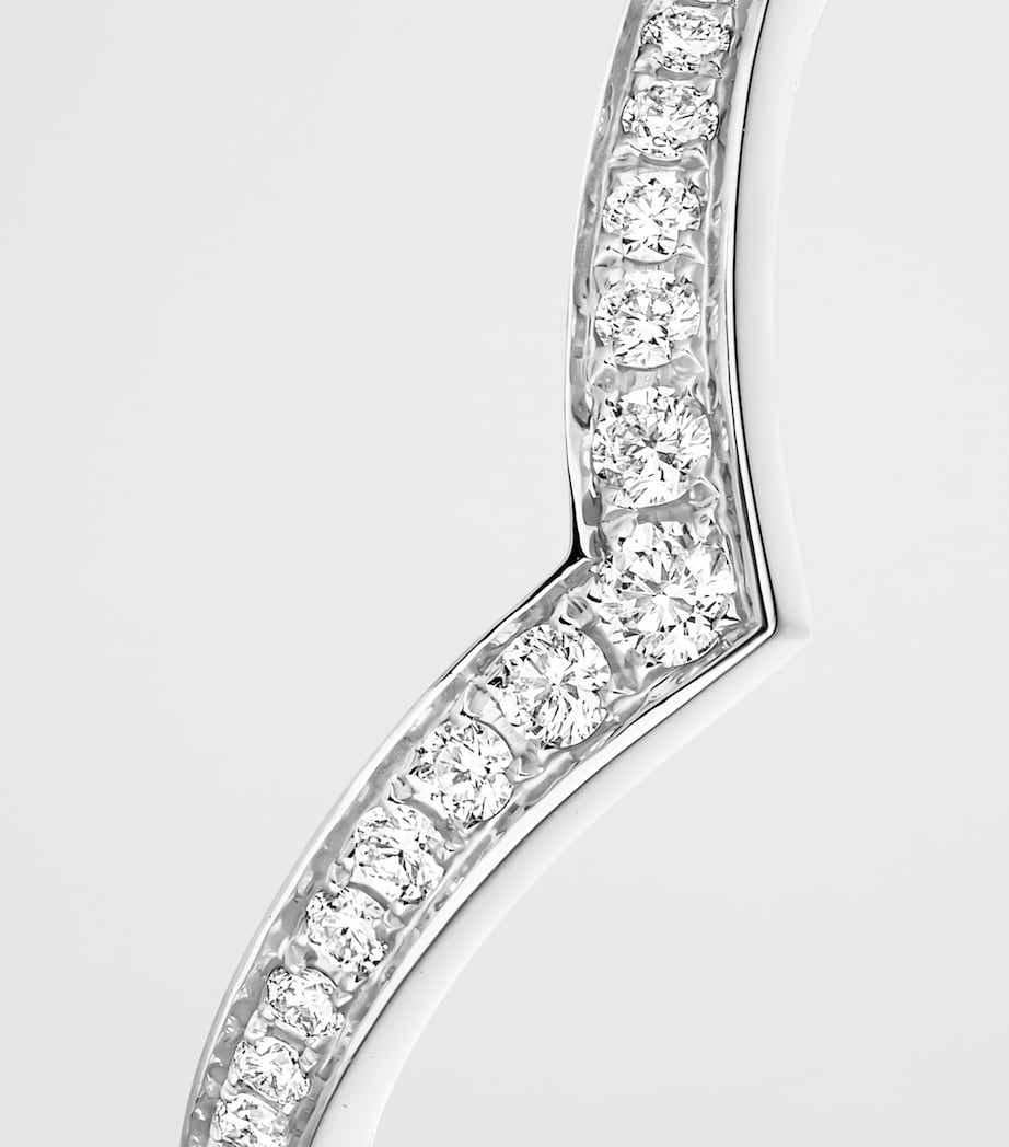 Messika Fiery White Gold and Pavé Diamond Wedding Ring White Gold Image 3