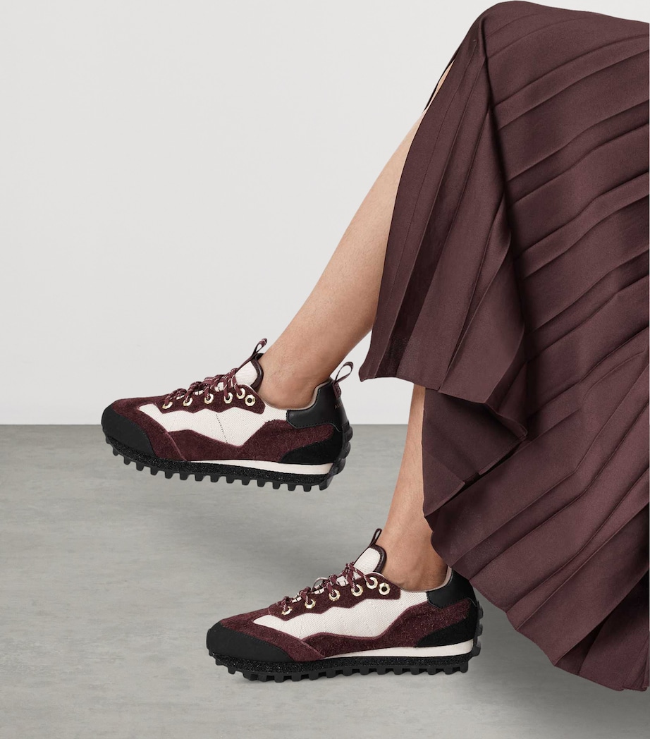 Suede Nevis Sneakers TITAN RED Image 6