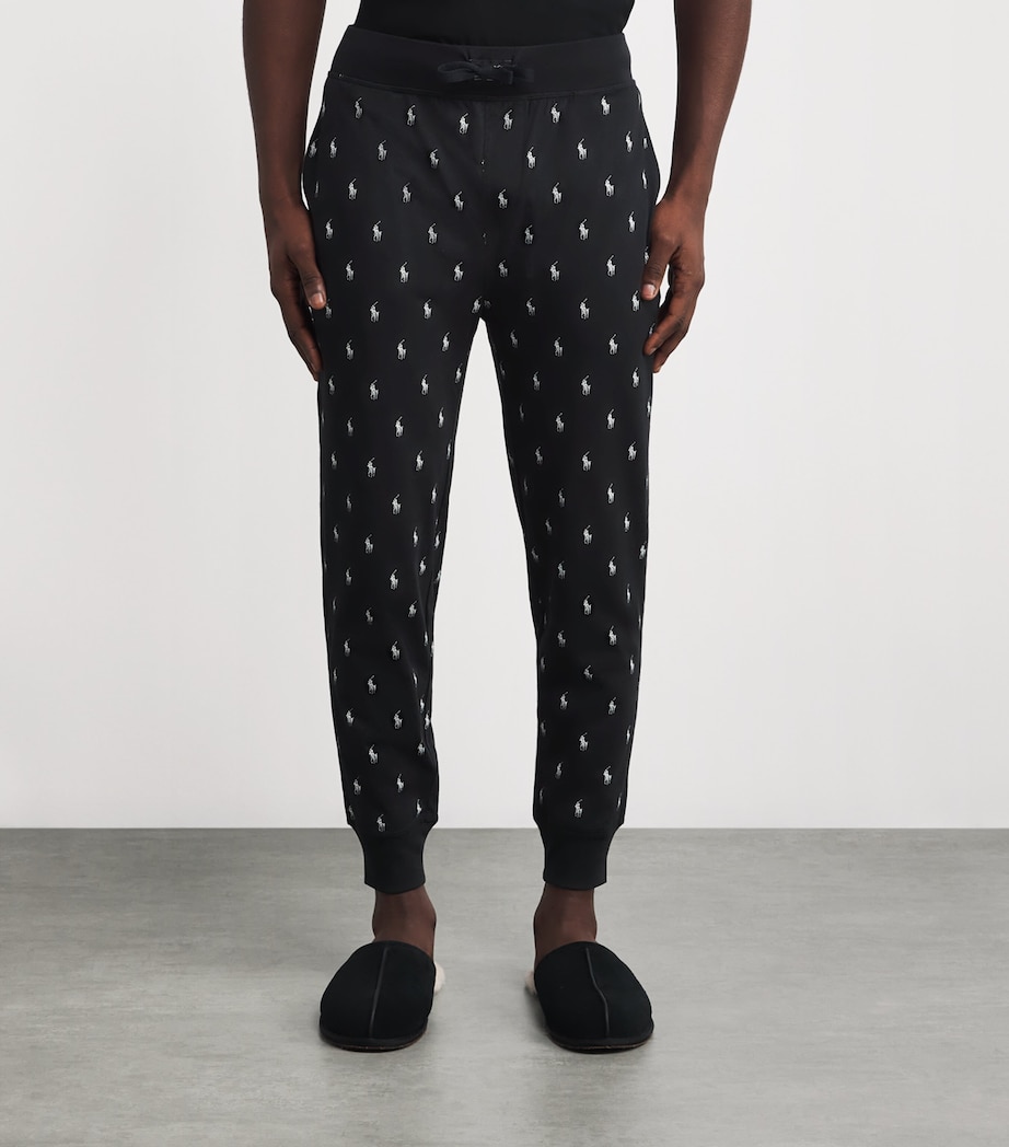 Cotton Polo Pony Pyjama Trousers POLO BLACK AOPP Image 2