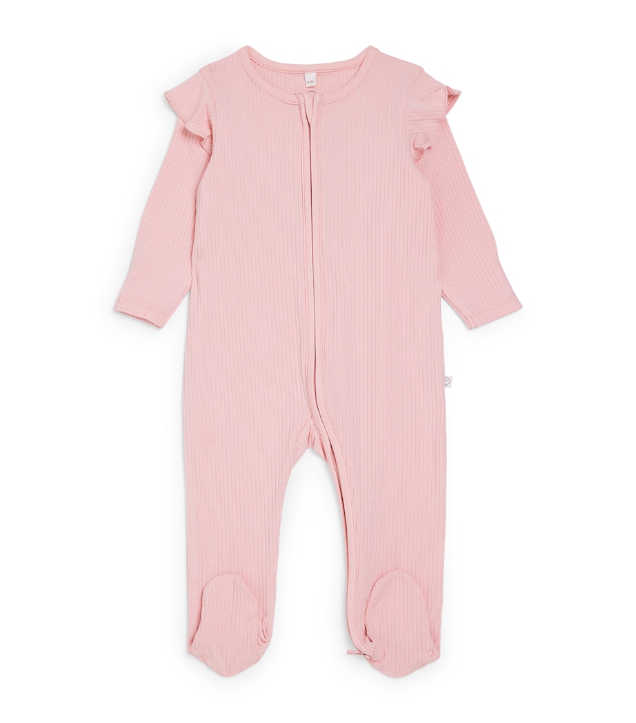 Ruffle-Trim All-In-One (0-18 Months) BLUSH FRILL Image 1