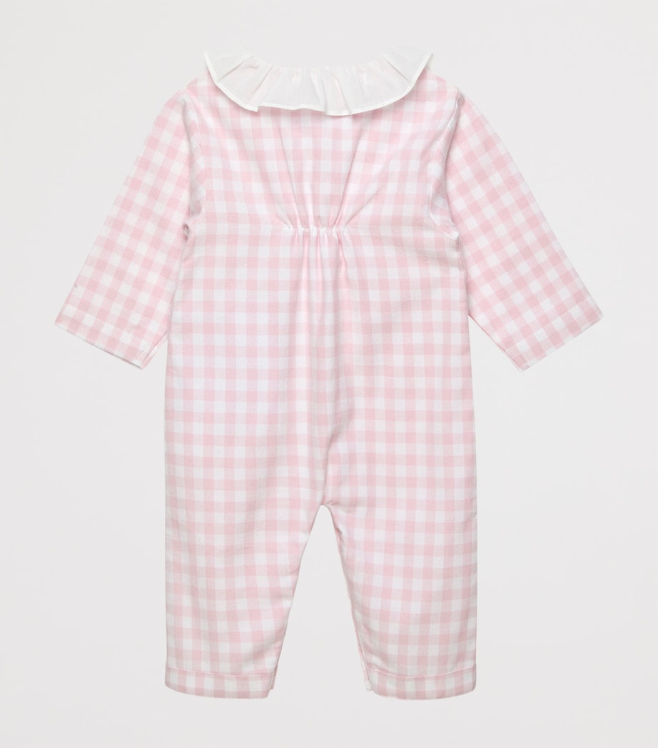 Cotton Freya Bodysuit (3-24 Months) PALE PINK GINGHAM Image 2