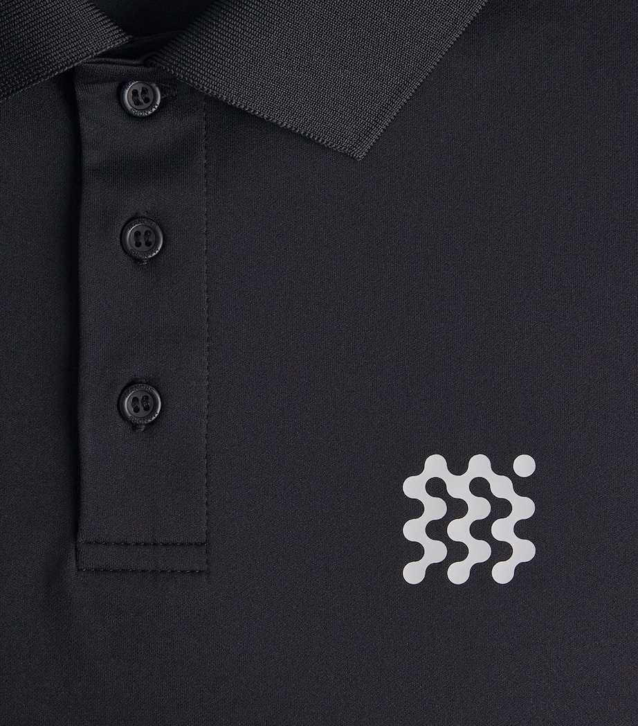 Manors Mens Course Polo Shirt Black Image 6