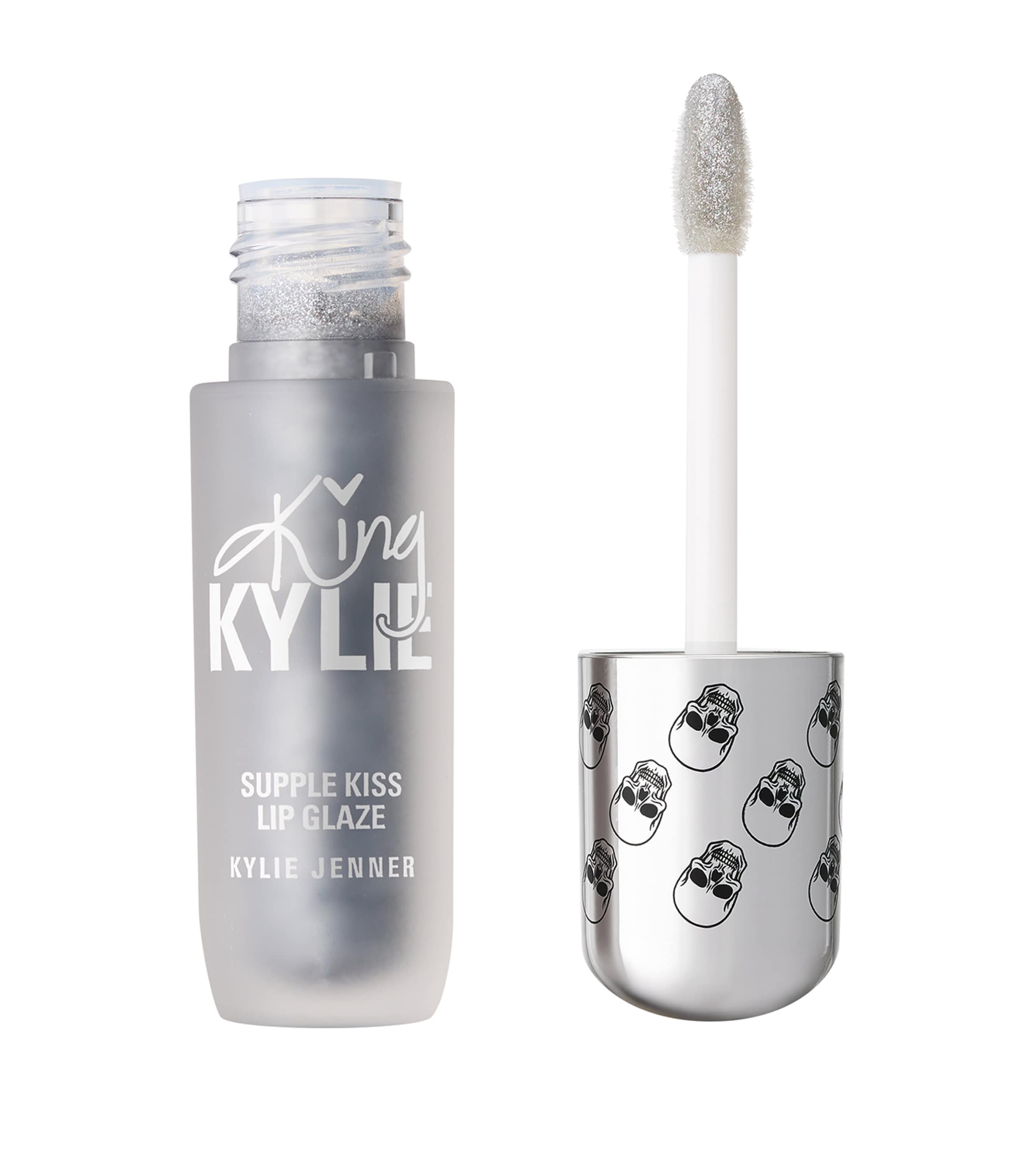Kylie Cosmetics Supple Kiss Lip Glaze In Silver