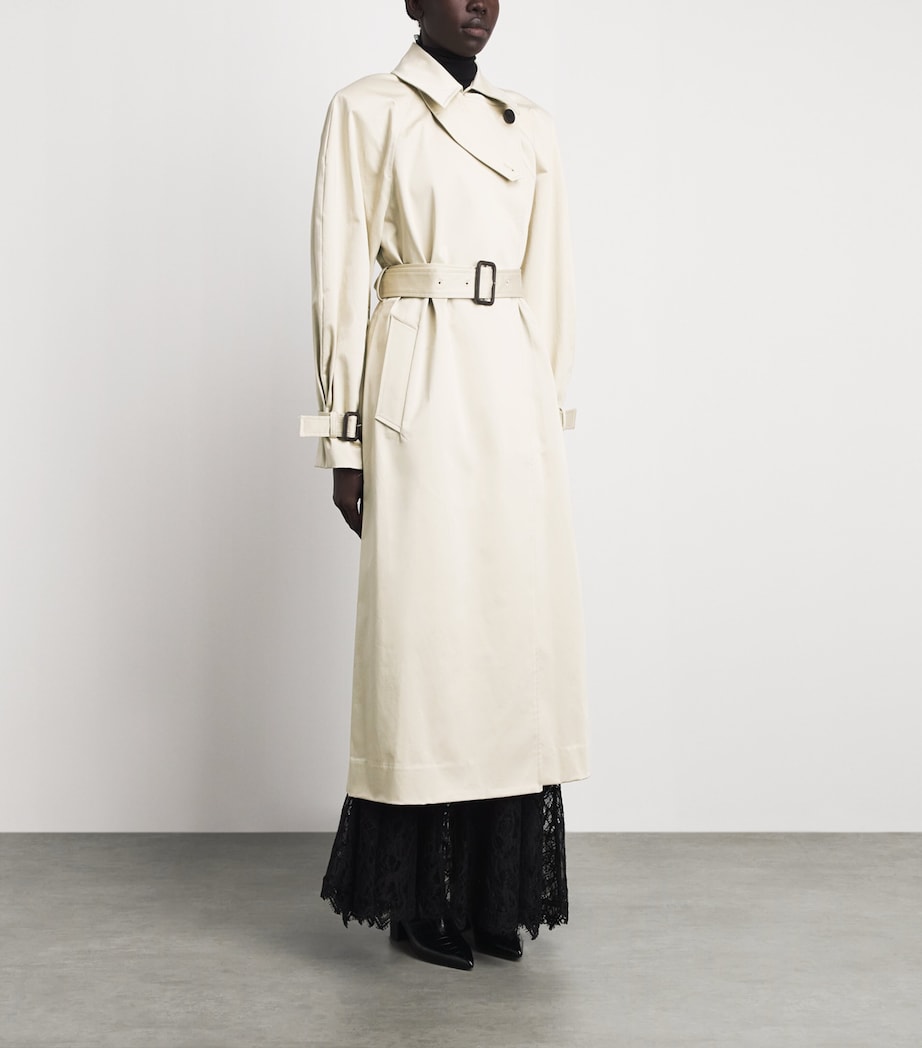 CAMILLA AND MARC Womens Calen Trench Coat Stone Image 4
