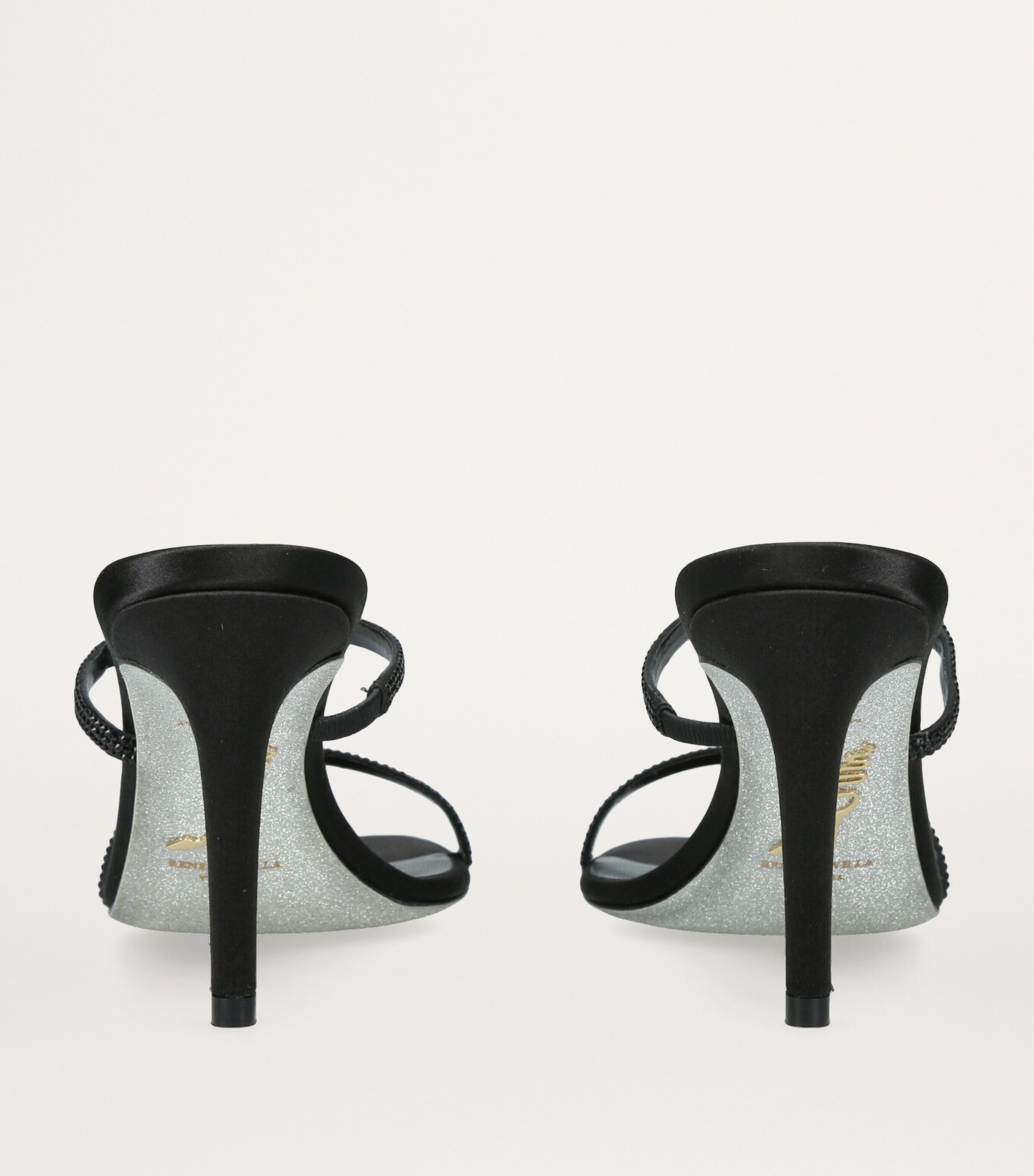 Cleo Heeled Mules BLACK Image 3