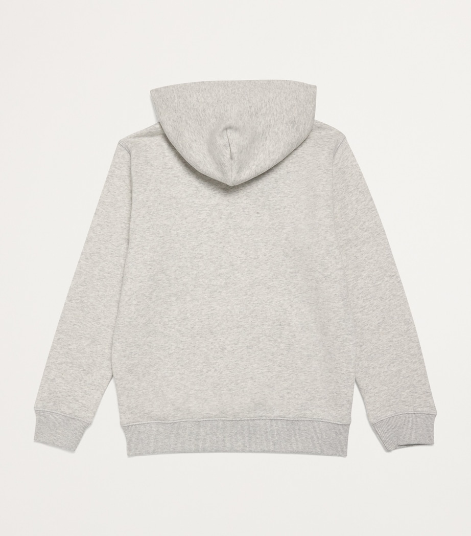 Cotton-Blend Logo Hoodie (7-16 Years) ASH HEATHER Image 2