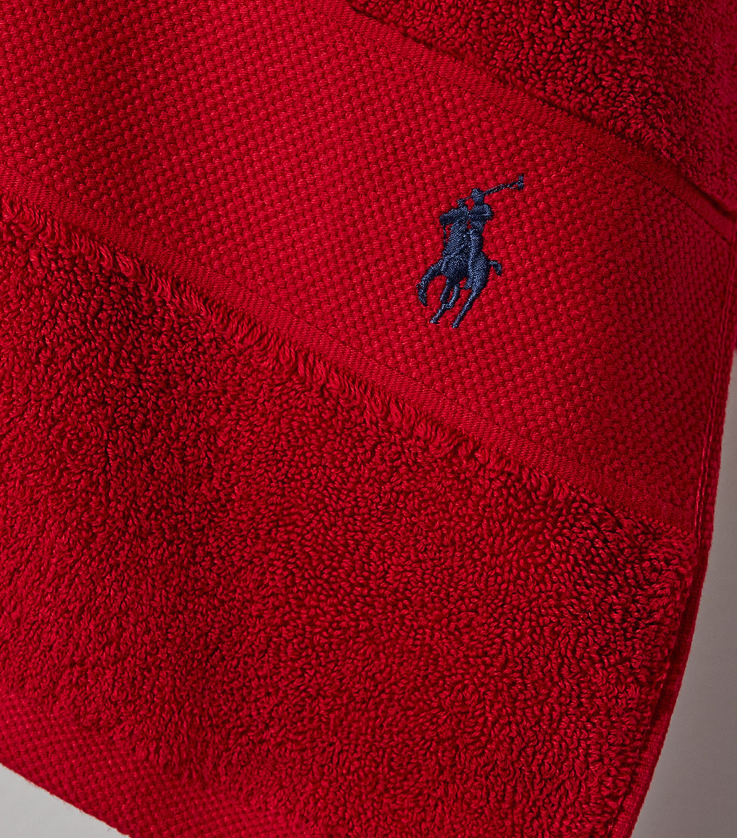 Polo Player Bath Sheet (90cm x 160cm) RED 2000 Image 5