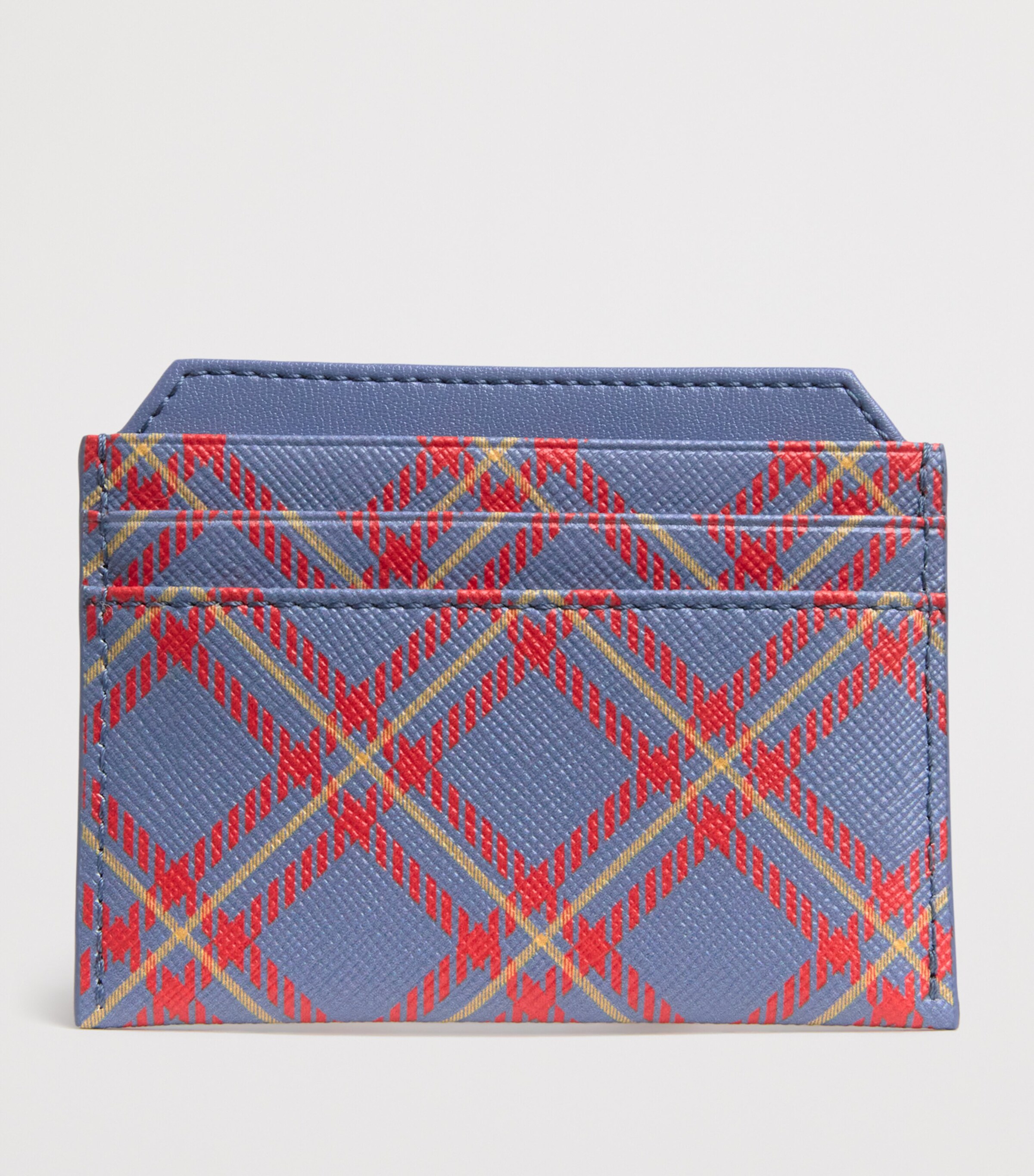 Vivienne Westwood Faux Leather McHarris Card Holder Blue/orange Image 2
