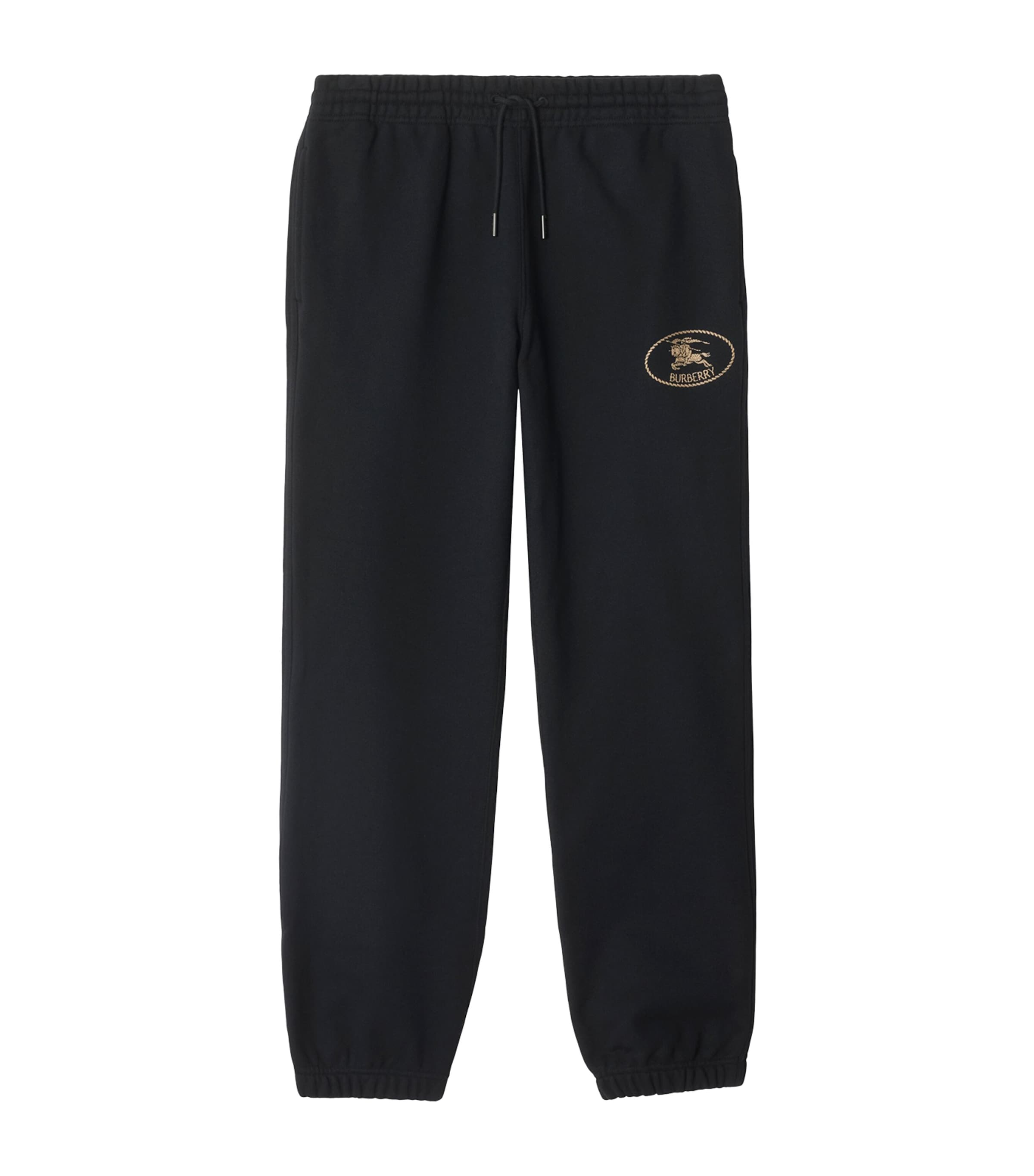 Burberry Knight Stamp Sweatpants In Black