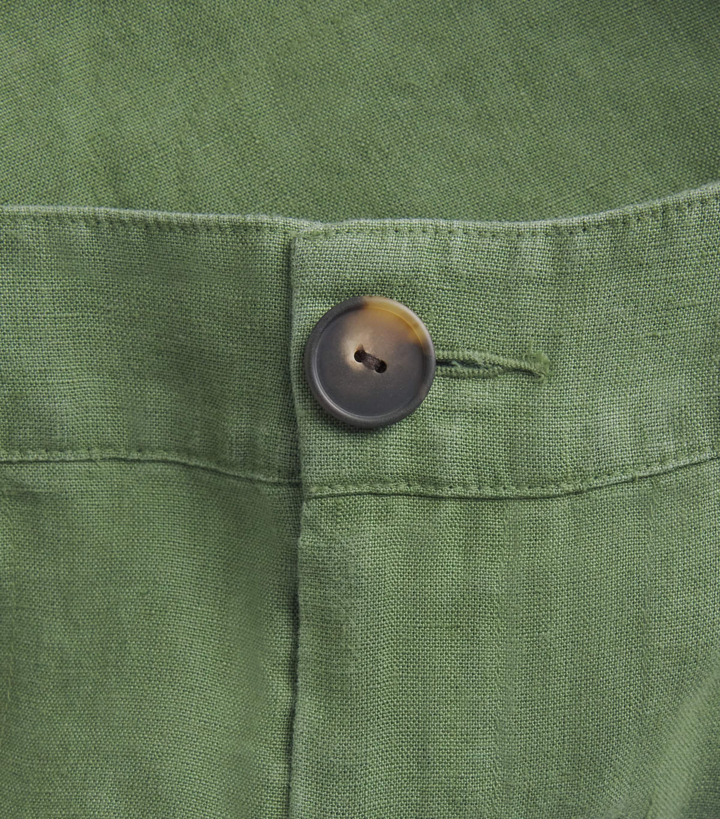 Vince Womens Hemp Bermuda Shorts Herb Image 6