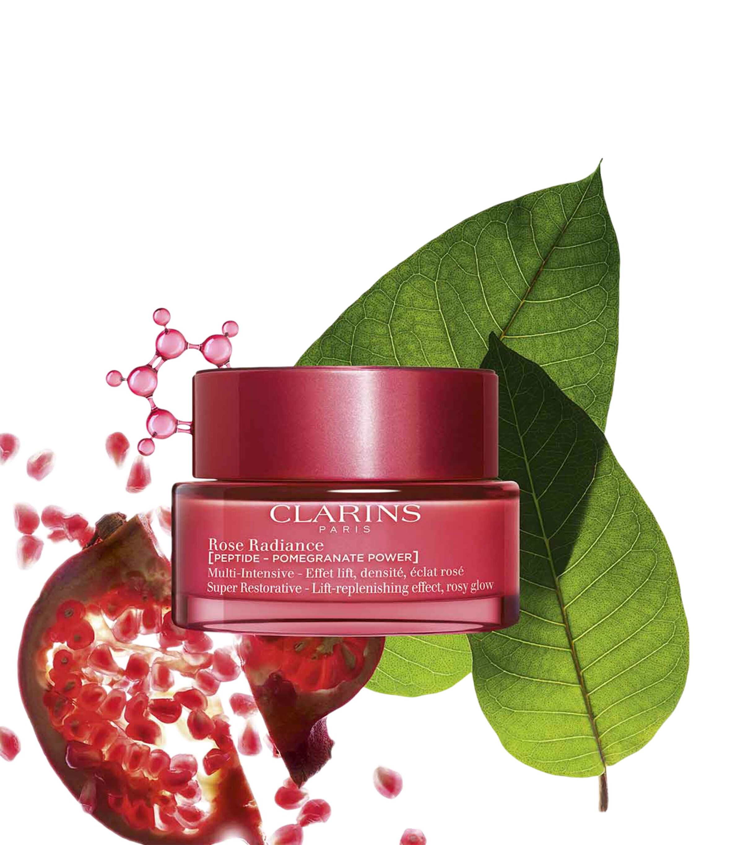 Clarins Rose Radiance Cream (50ml) Image 2