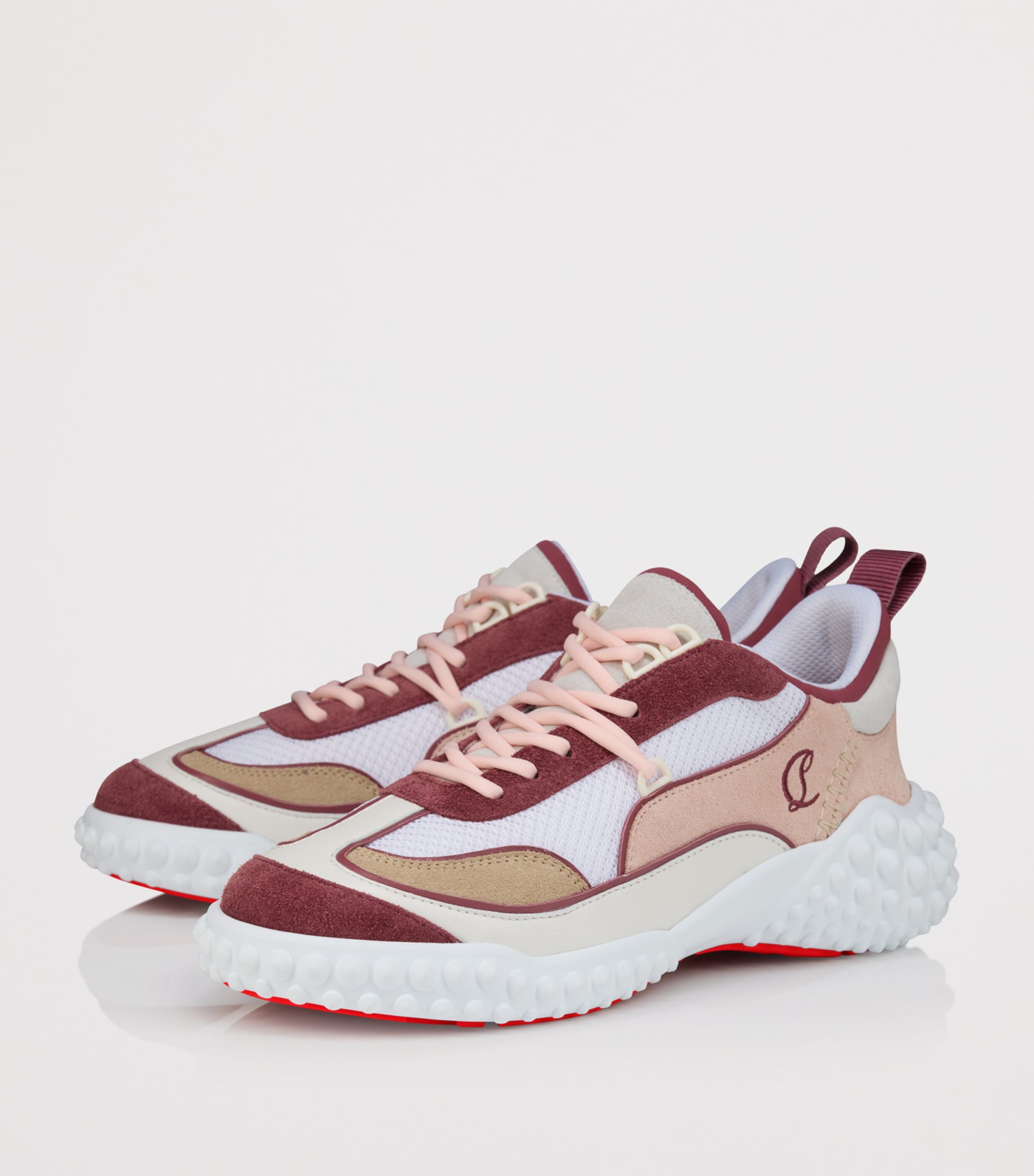 Christian Louboutin Mara Embroidered Sneakers Image 3