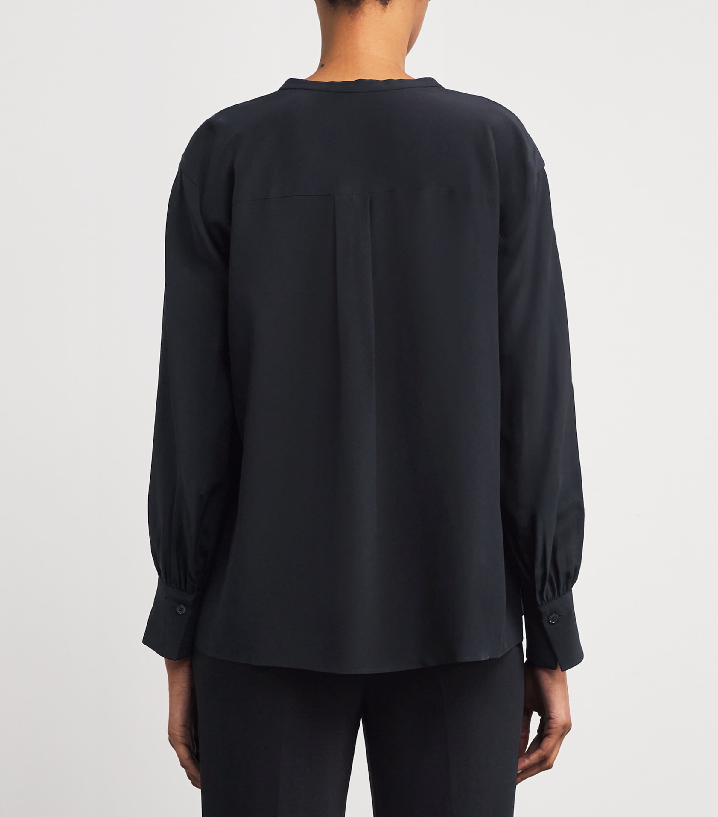 Silk Blondel Blouse BLACK Image 4