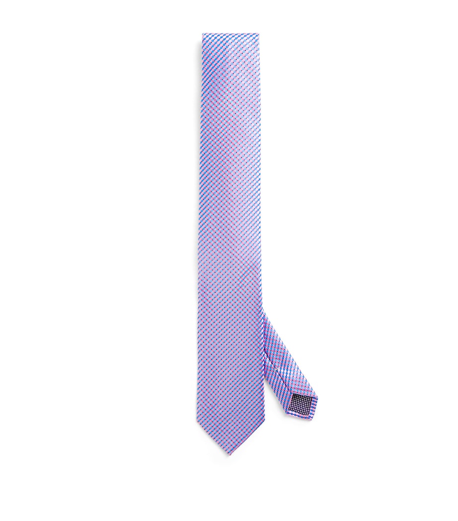 Geometric Pattern Tie 55-PINK Image 1