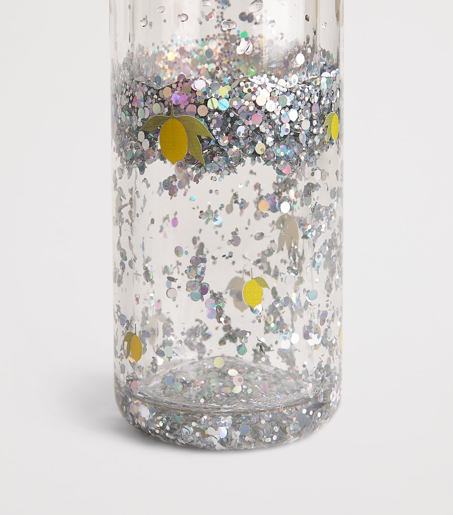 KONGES SLOJD Glitter Lemon Water Bottle Image 3