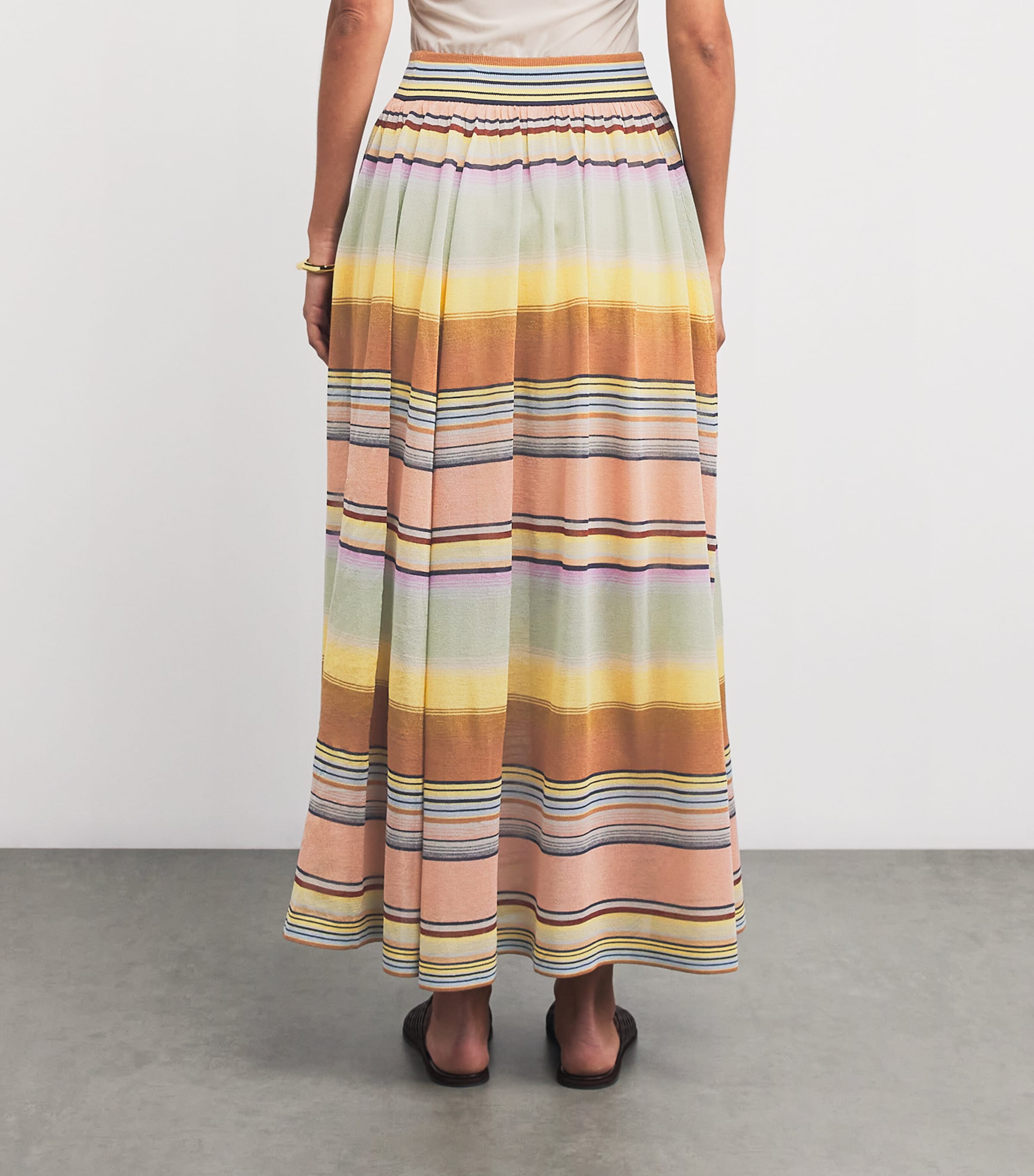 Coco Stripe Maxi Skirt STP/STRIPE Image 4