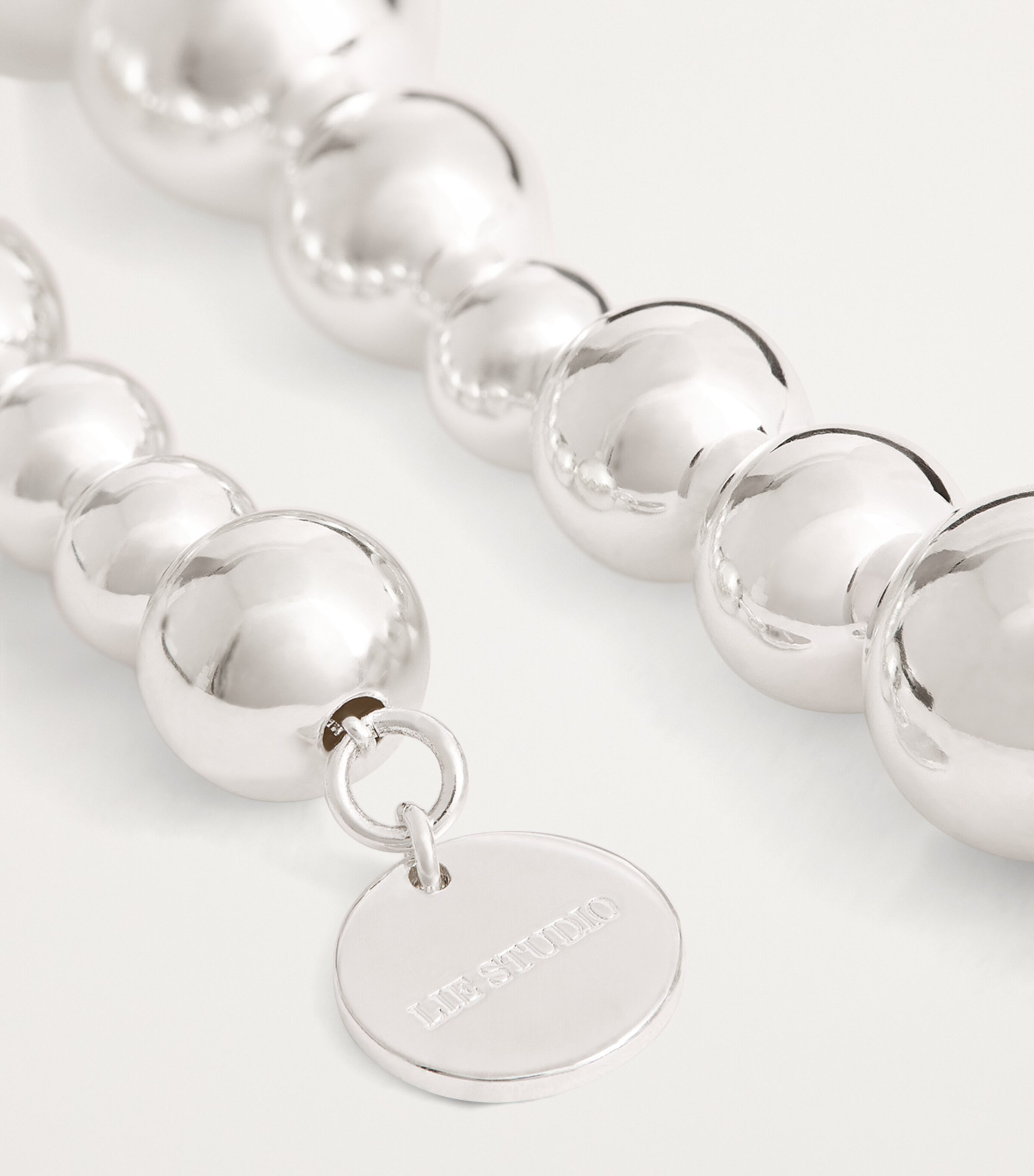 LIÉ STUDIO Silver-Plated The Elly Necklace | Harrods UK