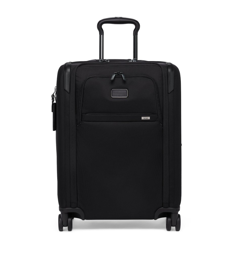 Tumi Alpha 4 Large Dual Access Expandable Carry-On Suitcase Black Image 1