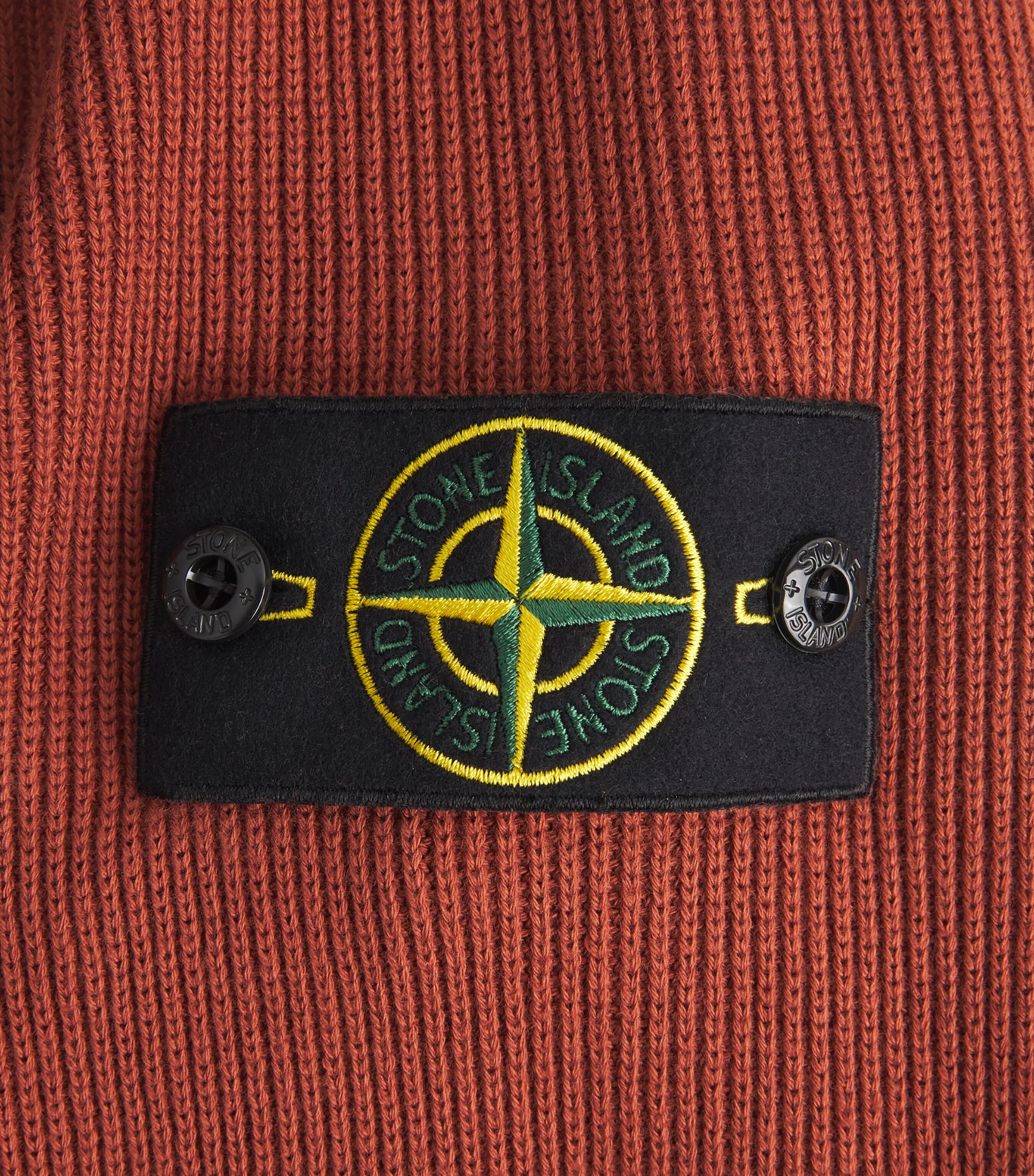 Cotton Rib-Knit Compass Sweater V0015 Image 5