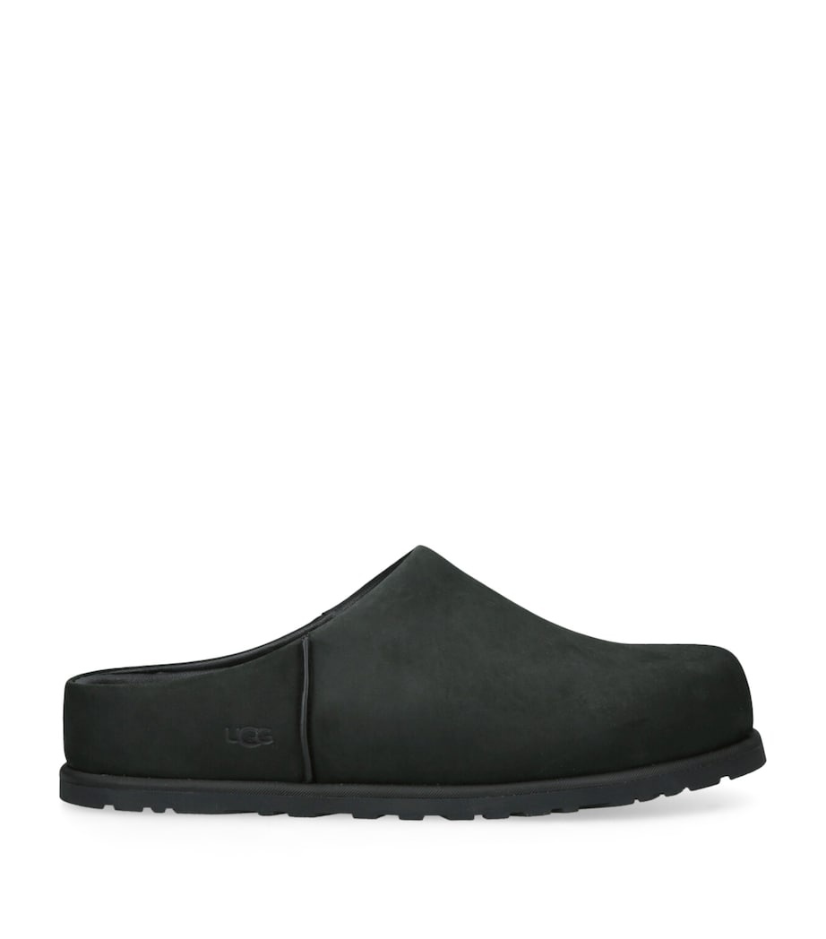 Suede Otzo Clogs BLACK Image 1