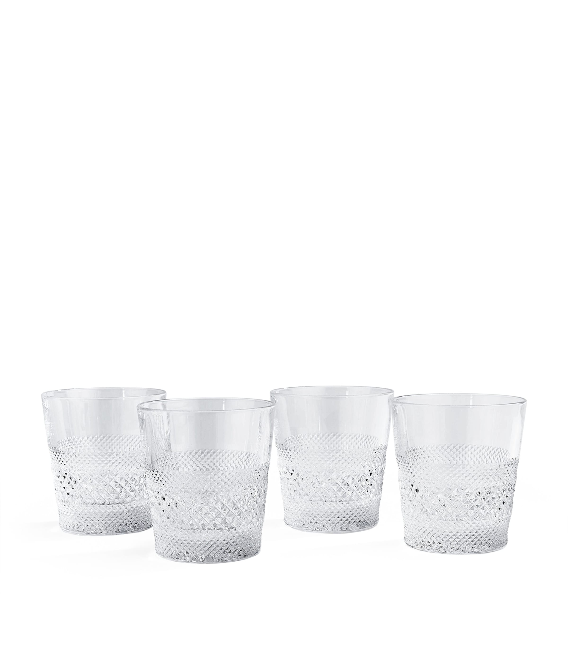 Shop Soho Home Set Of 4 Huxley Rocks Glasses In Clear