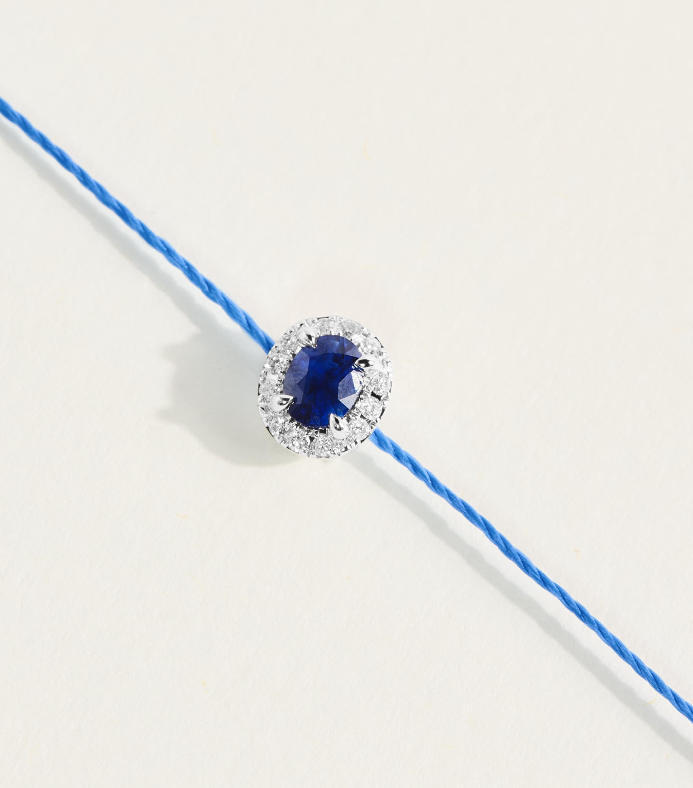 Redline White Gold and Sapphire Diva Bracelet Ocean Image 4