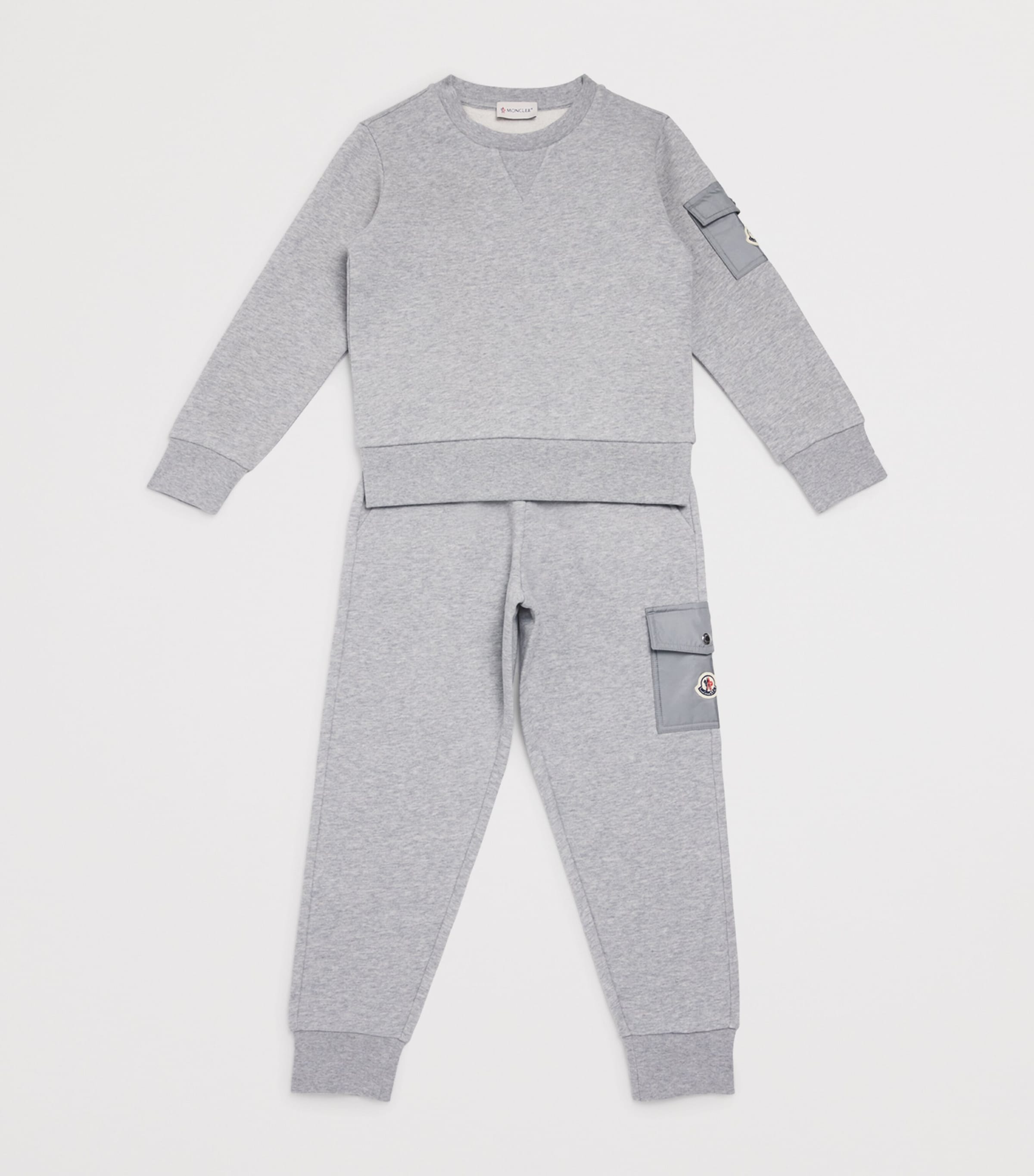 Cotton Logo-Patch Sweatpants (8-10 Years) 980 Image 3