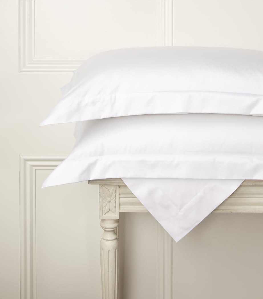 Capela Super King Flat Sheet (270cm x 300cm) WHITE Image 4