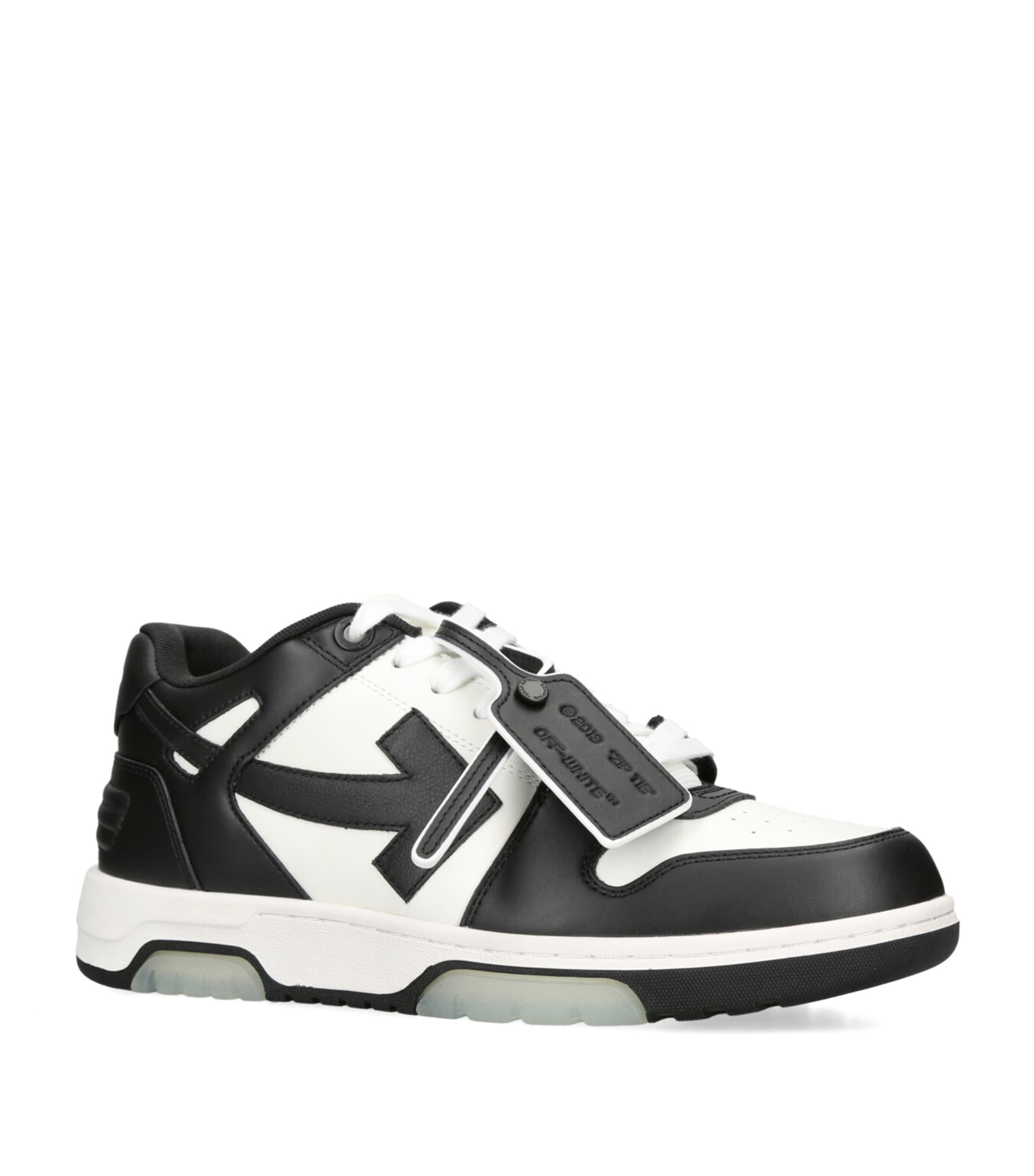 Leather Out of Office Sneakers BLK/WHITE Image 3