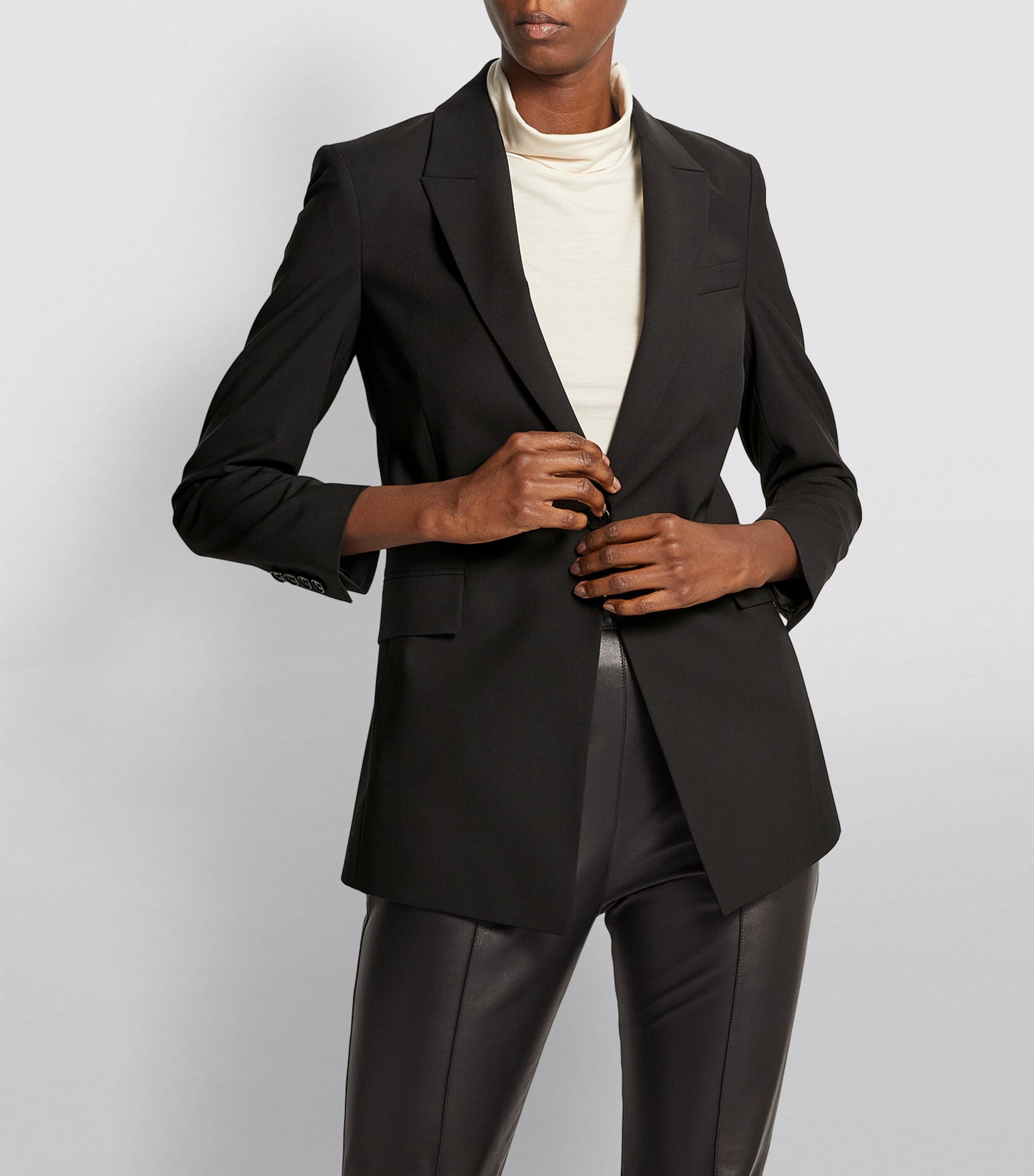 Good Wool Etiennette Blazer BLACK Image 6