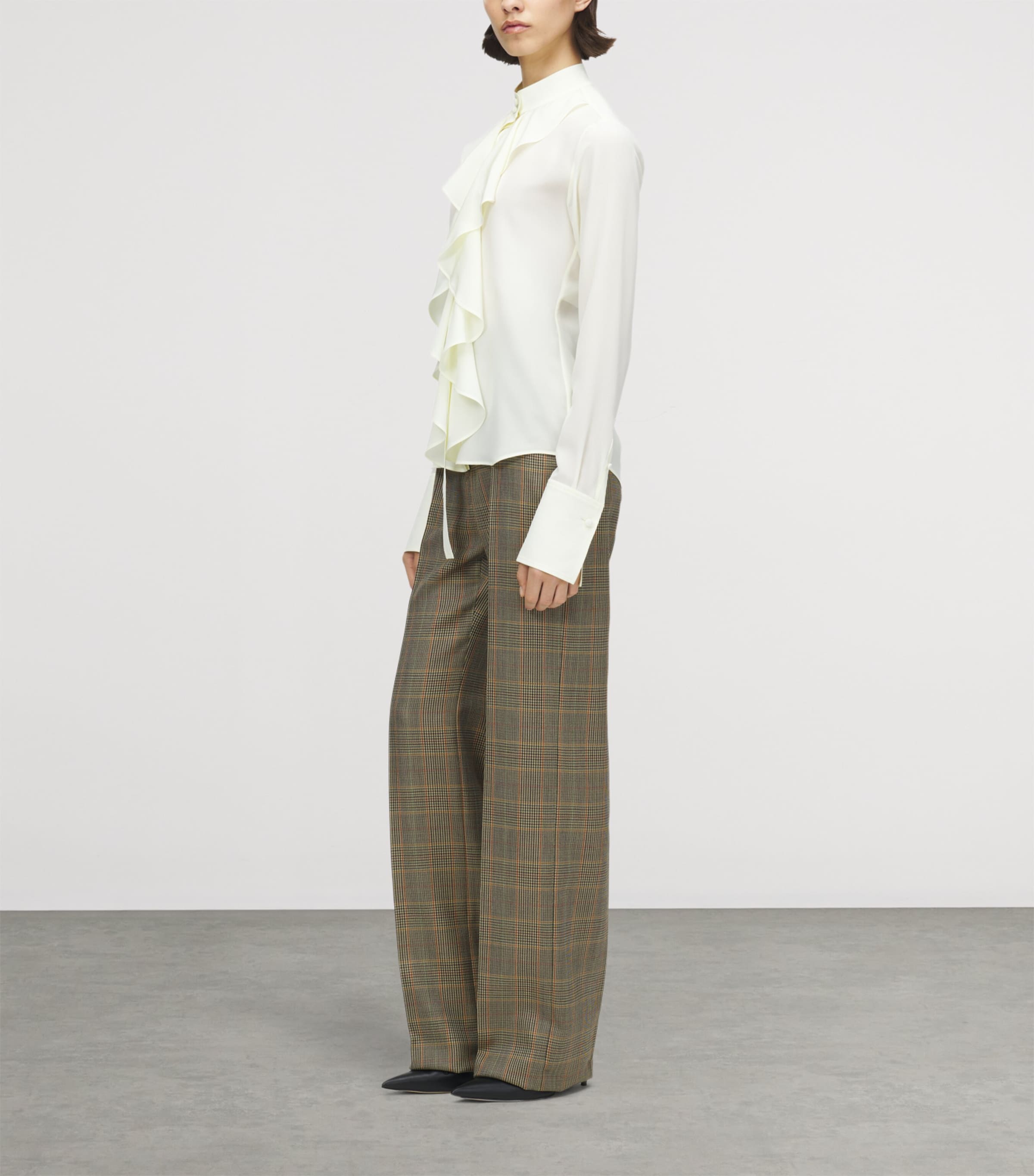 Silk Ruffle Blouse 9311 Image 3