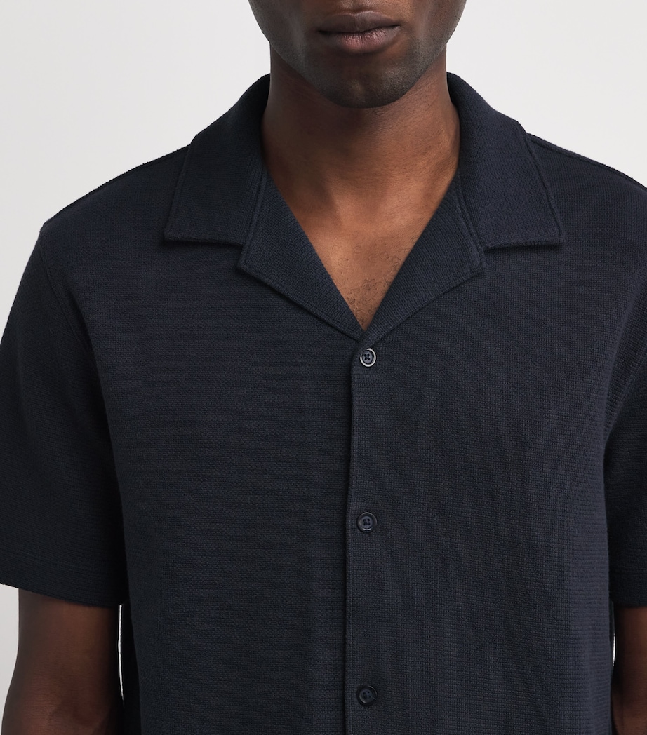 Cotton Bouclé Cabana Shirt COASTAL BLUE-403CBL Image 6