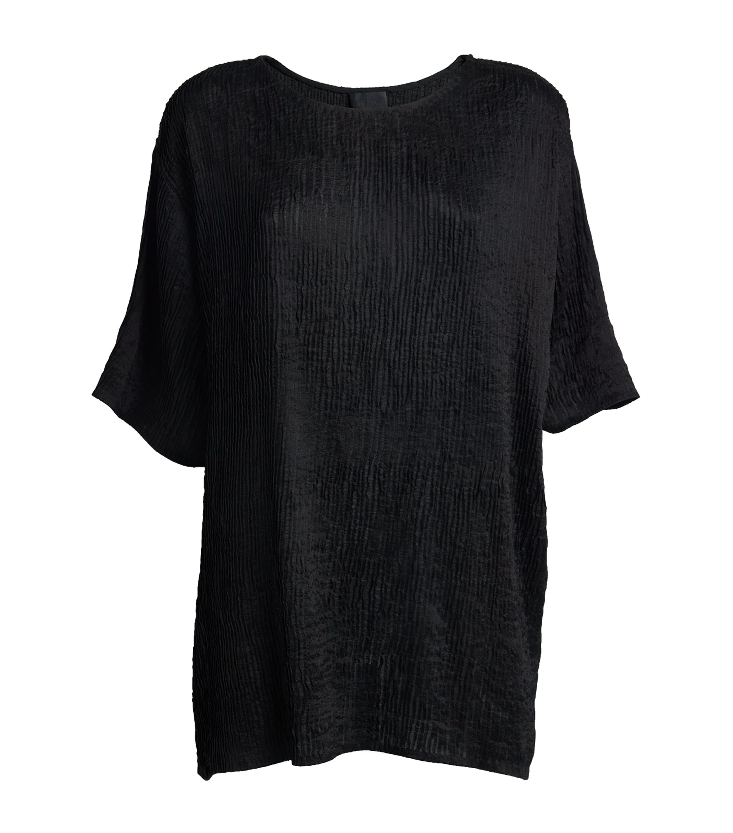 Delos Silk Aurelius T-shirt In Black