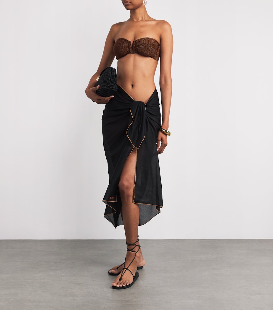 Metallic Etincelant Bikini Briefs CUIVRE LUREX Image 2