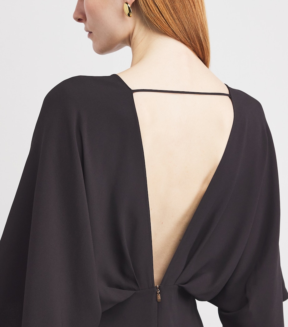 Agnona Womens Twist-Detail Maxi Dress Image 6