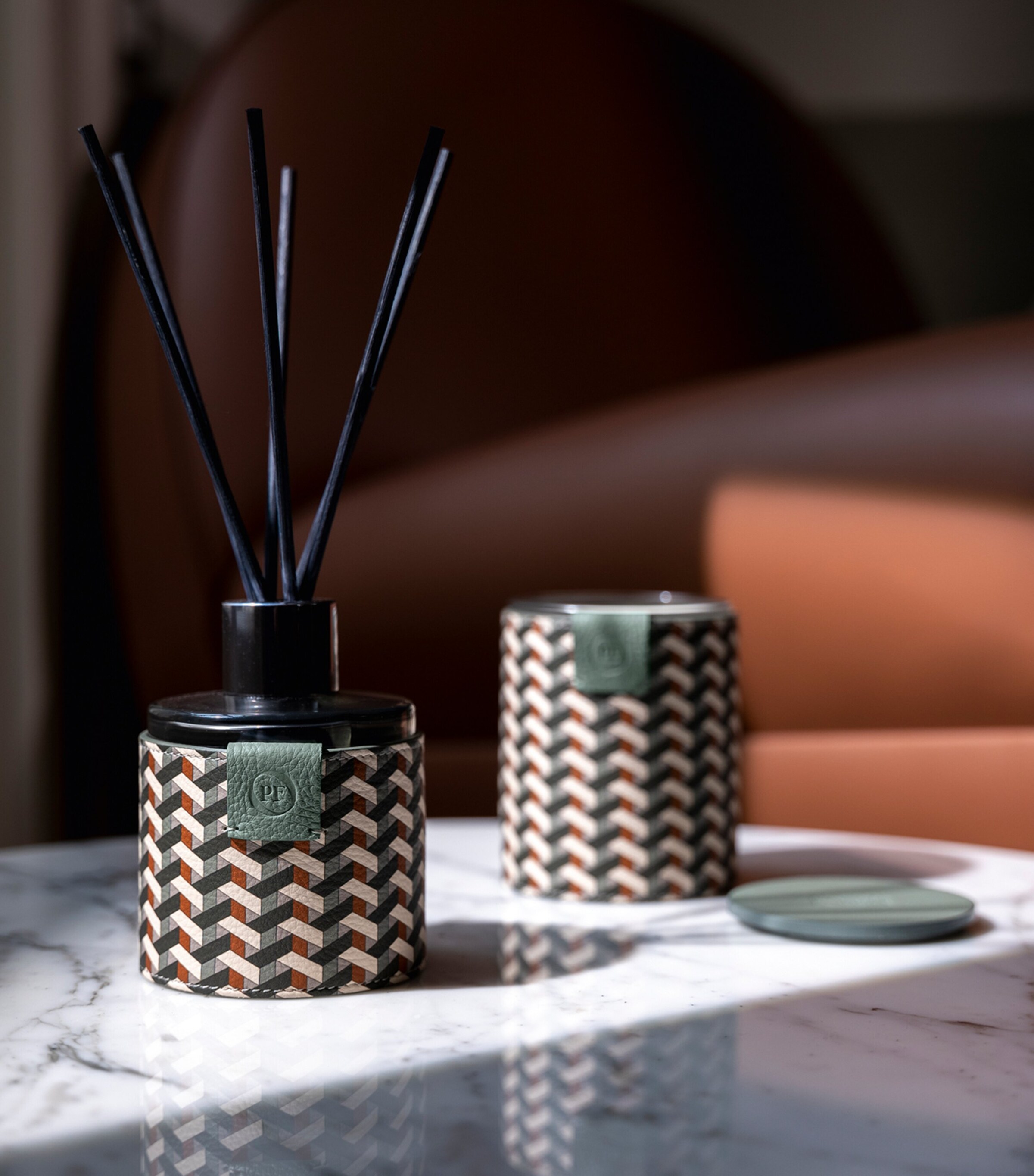 Poltrona Frau Motif Weavers Pink Pepper Diffuser Sage Image 2