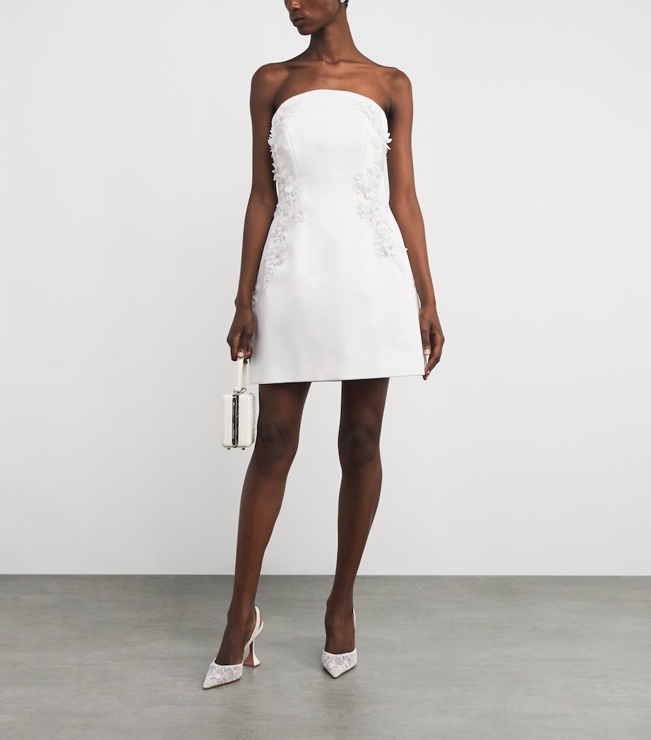 Embellished Xanthe Mini Dress IVORY Image 2