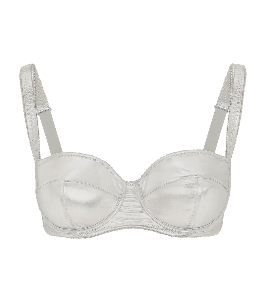 Foiled Balconette Bra S0998-SILVER Image 1
