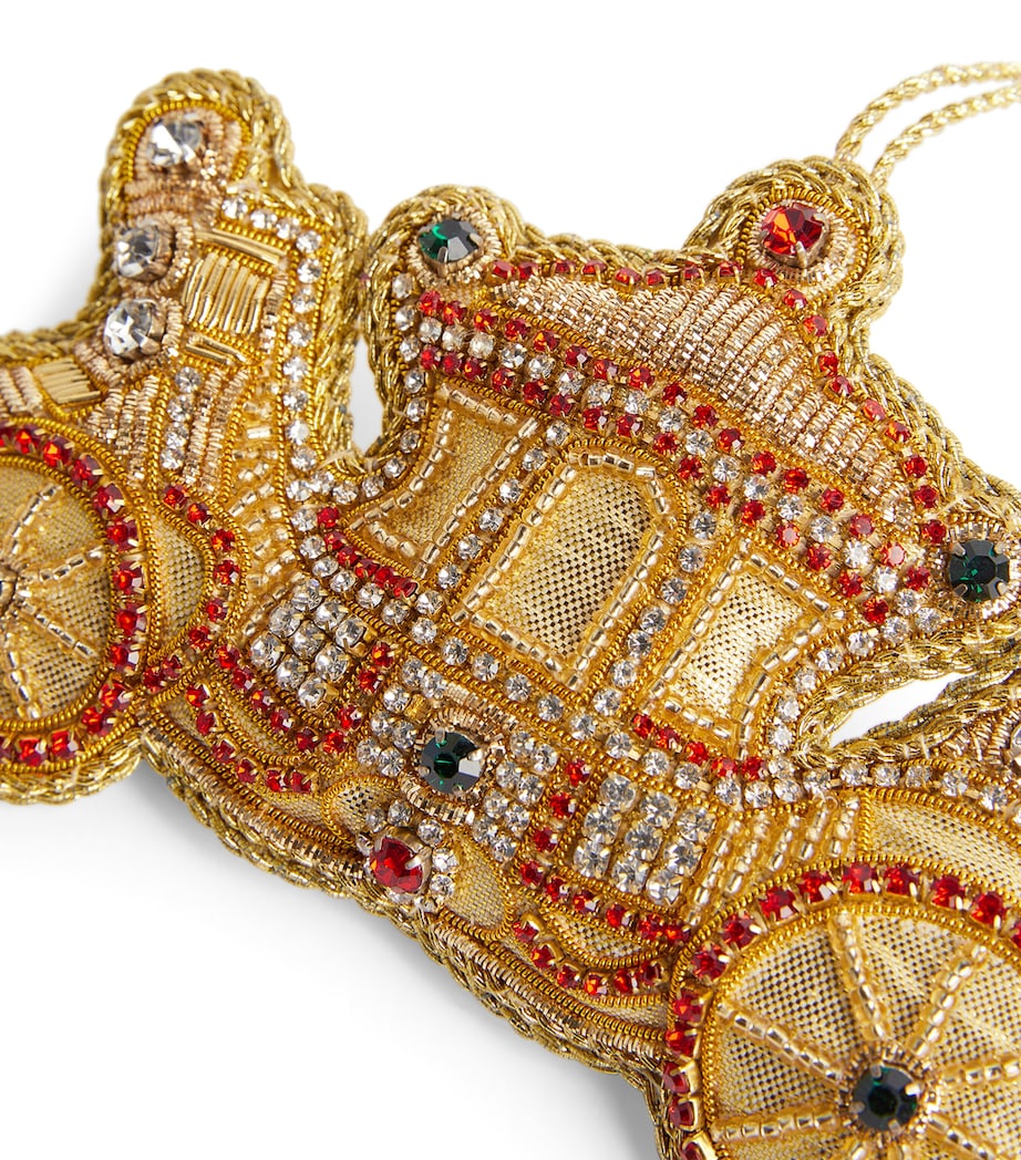 Embellished Carriage Tree Decoration MULTI Image 3