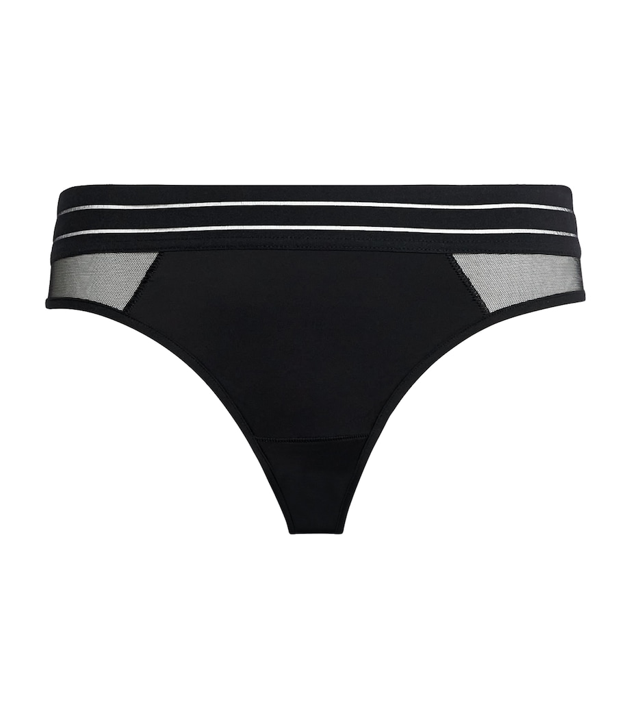 Maison Lejaby Womens Nufit Thong Black Image 1