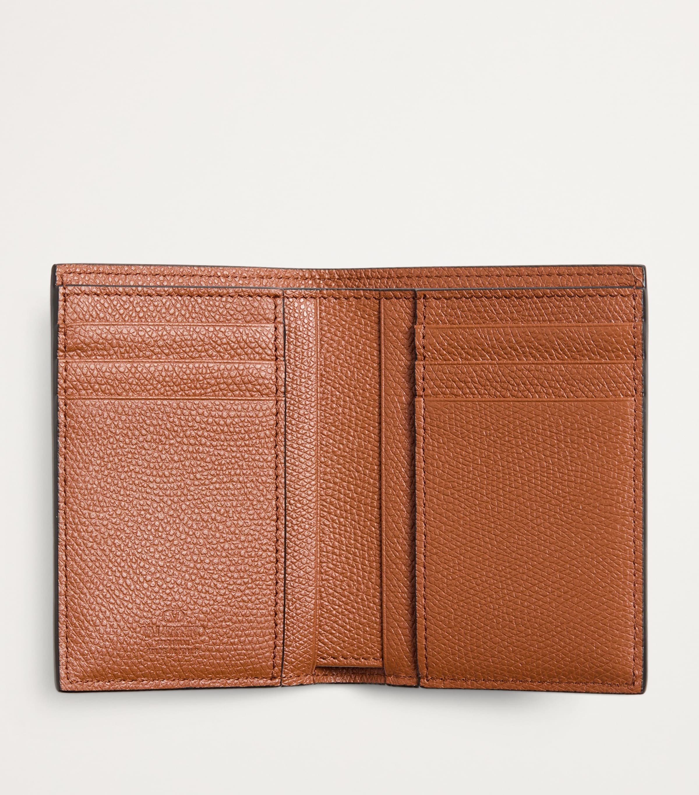 Leather VLogo Card Holder HG5 Image 3