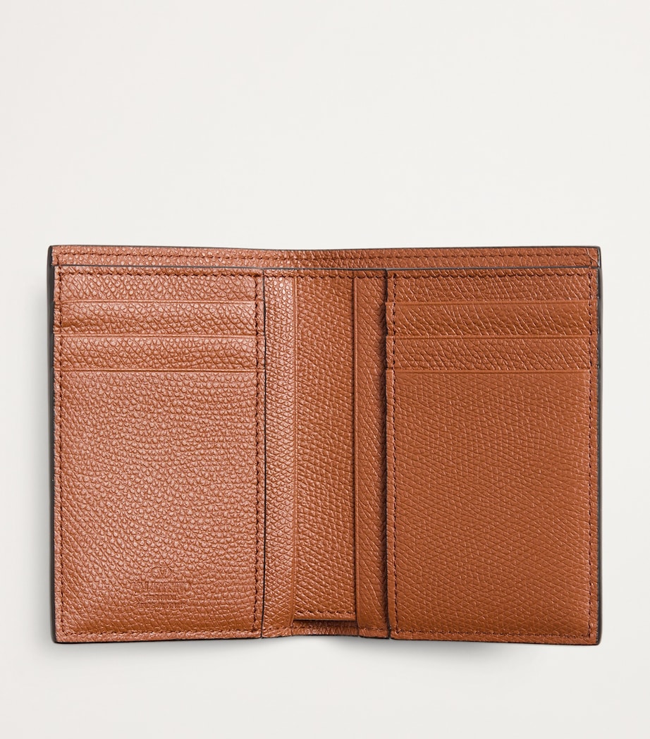 Leather VLogo Card Holder HG5 Image 3