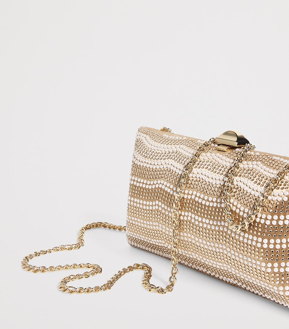 Silk Satin Embellished Clutch Bag 0125 SAHARA Image 6