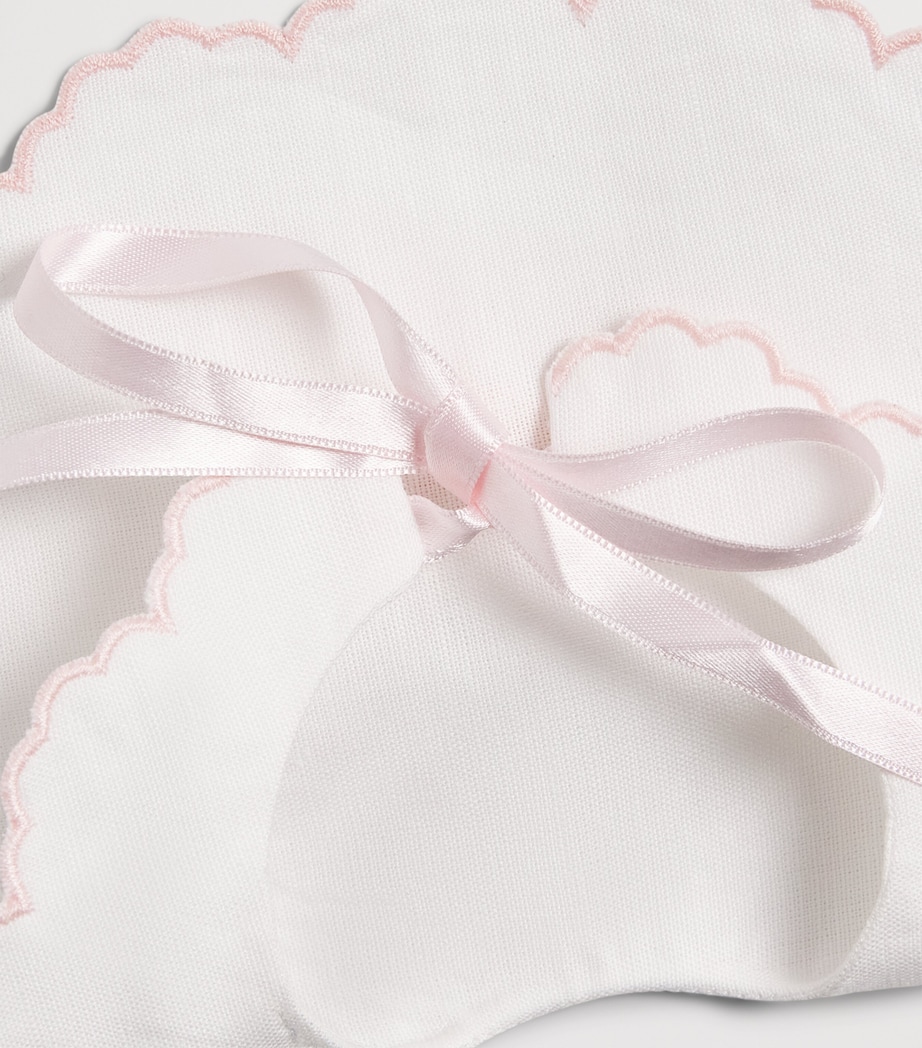 PEPA LONDON Cotton-Linen Floral Bib Pink Image 3