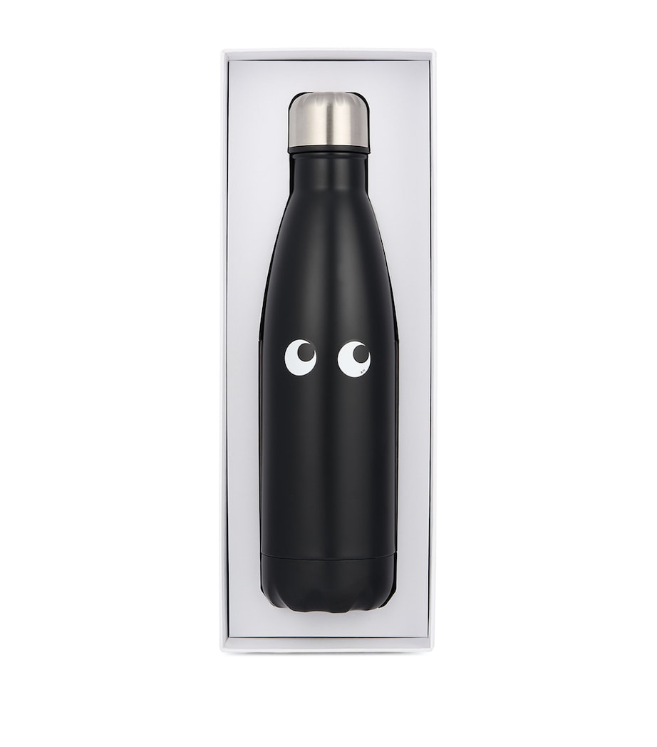 Stainless Steel Eyes Water Bottle (500ml) BLACK Image 3