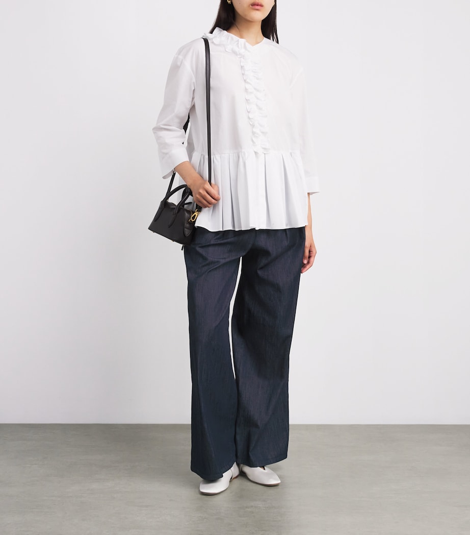 Denim Embellished Trousers MIDNIGHTBLUE Image 2