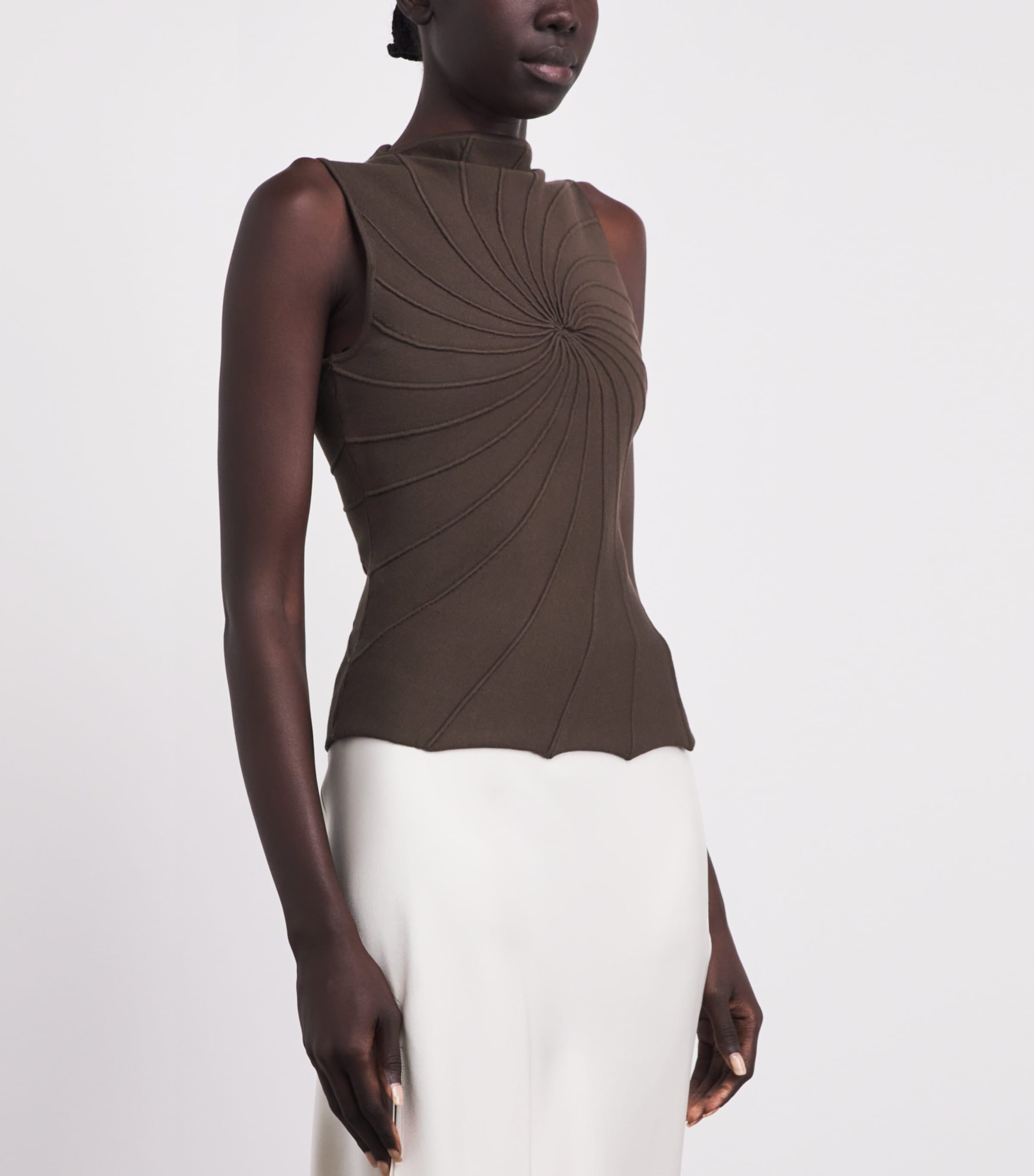 Cult Gaia Womens High-Neck Micha Top Luwak Image 4