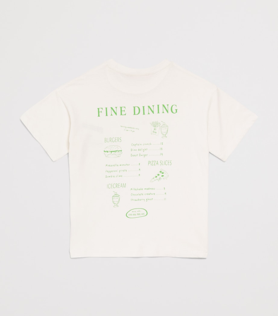 KONGES SLOJD Organic Cotton-Linen Era T-Shirt (3 Months-10 Years) O Wht/fine Image 2