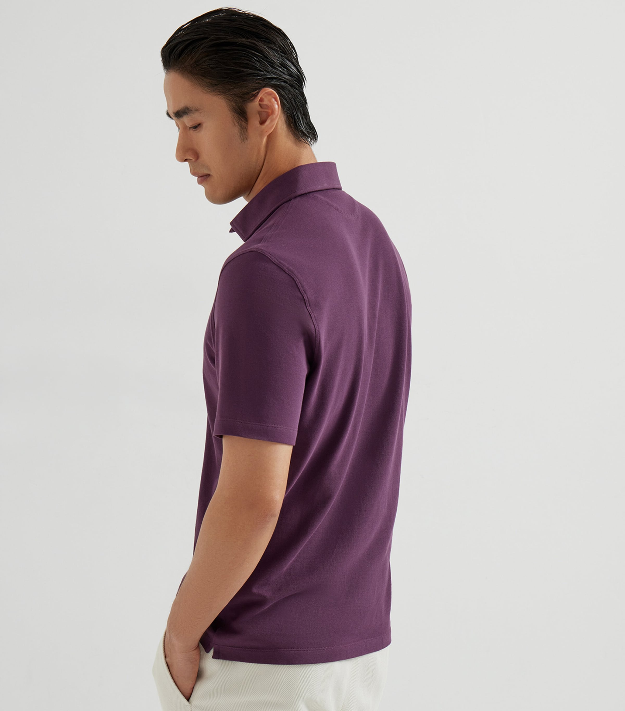 Cotton Piqué Polo Shirt C3988 Image 3